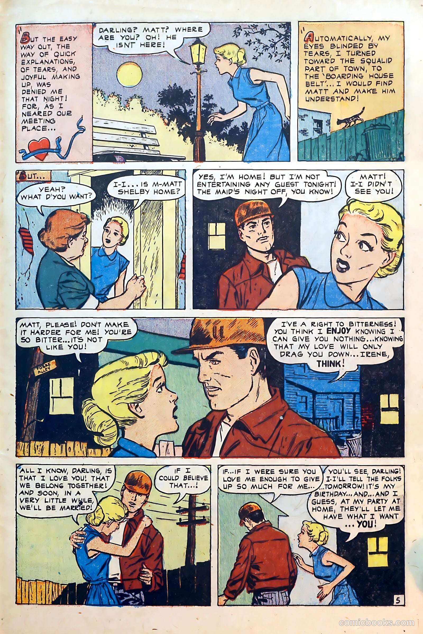 Thrilling Romances #16 (1951) — page 29 of 36