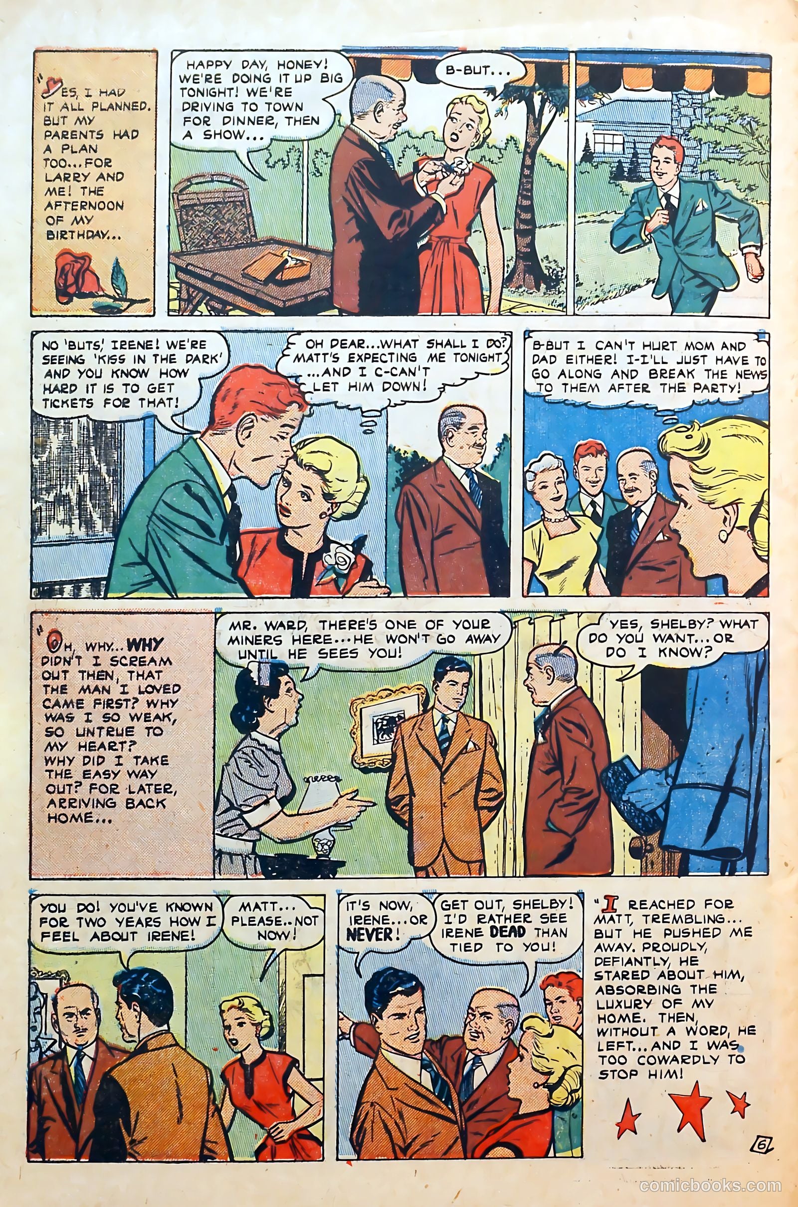 Thrilling Romances #16 (1951) — page 30 of 36