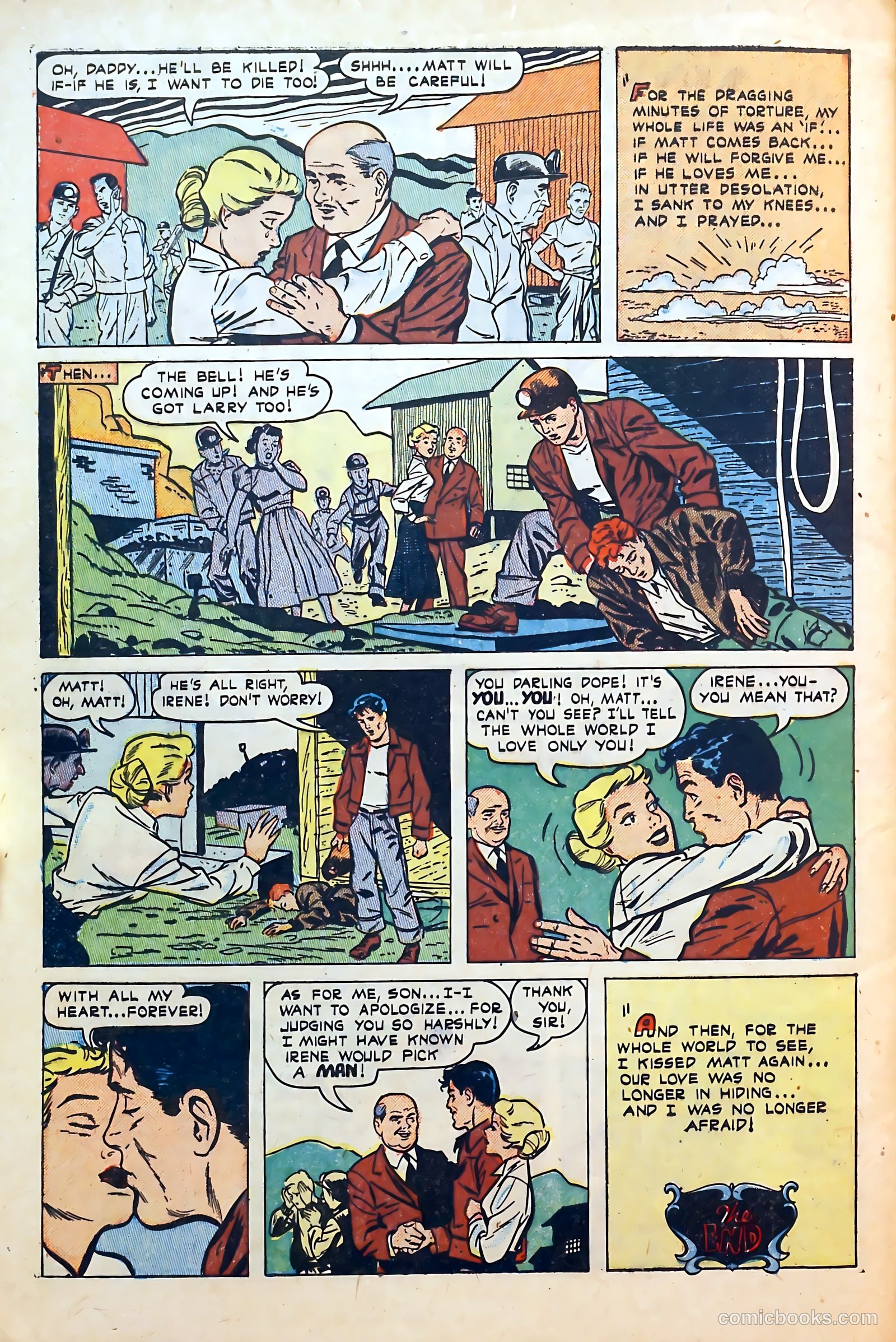 Thrilling Romances #16 (1951) — page 32 of 36