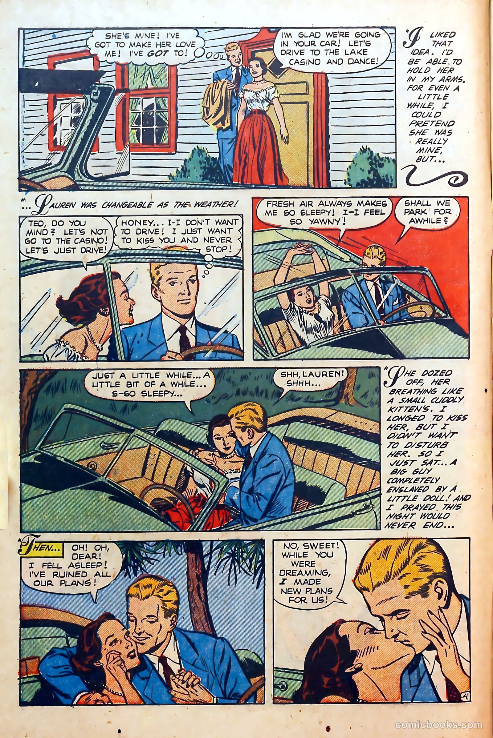 Thrilling Romances #17 (1952) — page 6 of 37