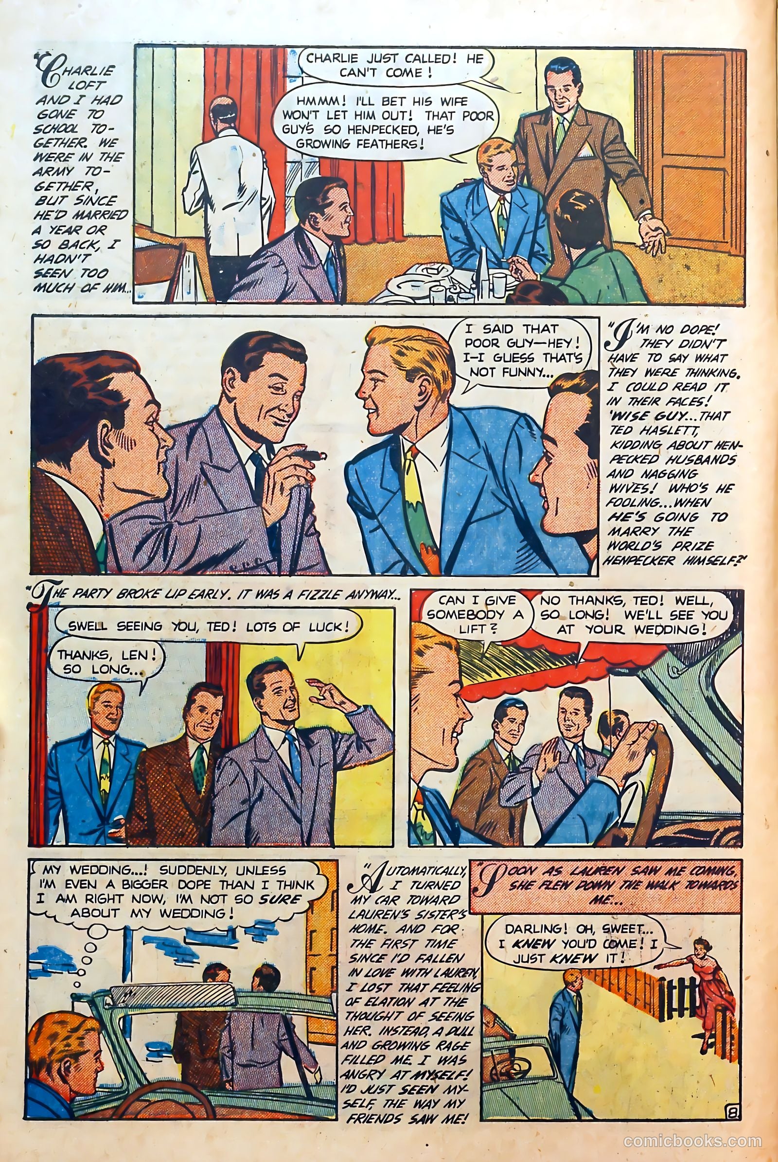 Thrilling Romances #17 (1952) — page 10 of 37