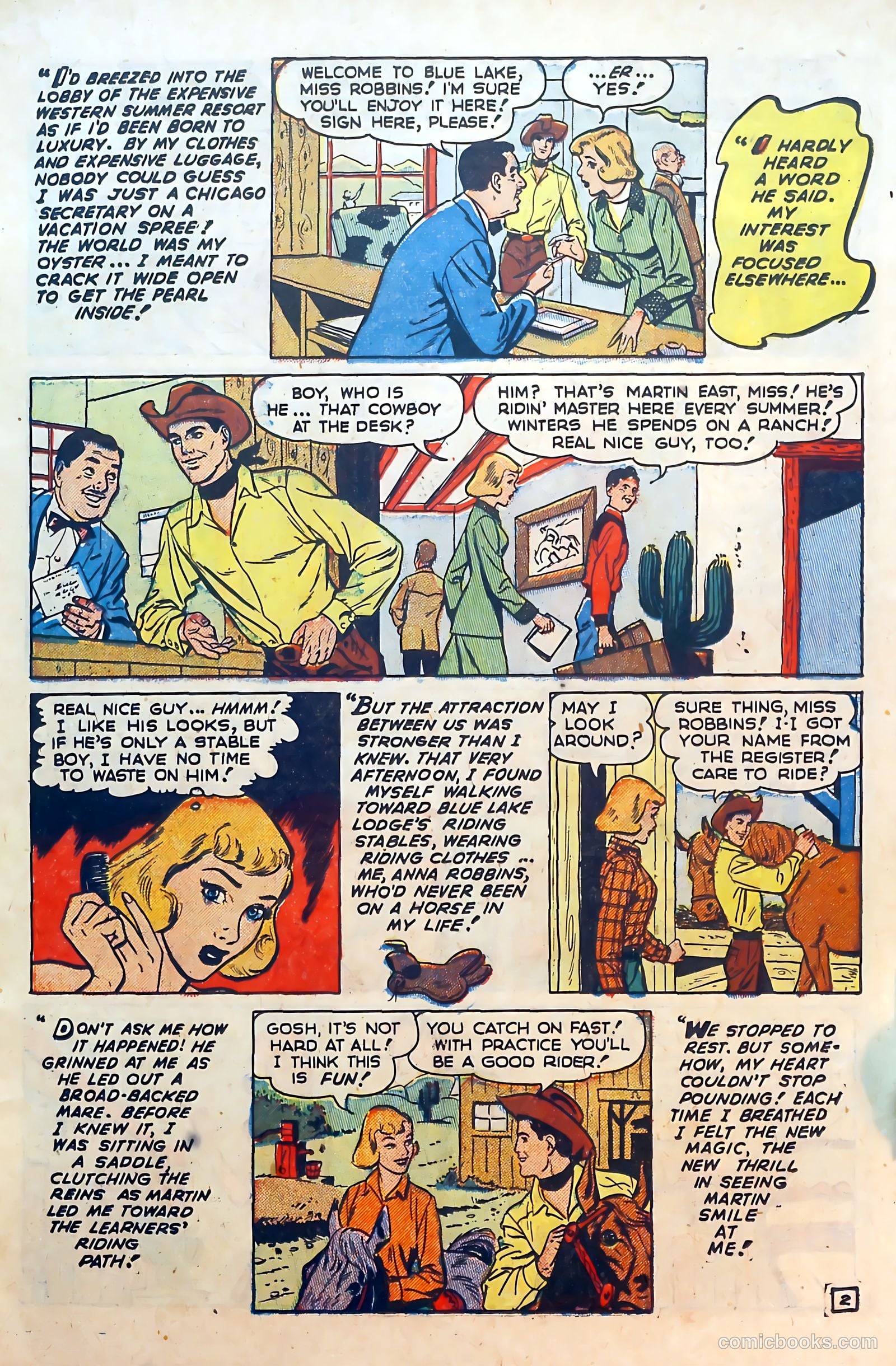 Thrilling Romances #17 (1952) — page 15 of 37