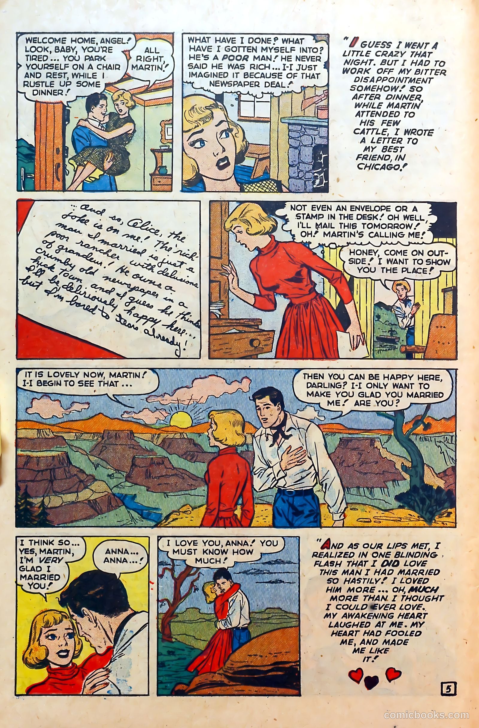 Thrilling Romances #17 (1952) — page 18 of 37