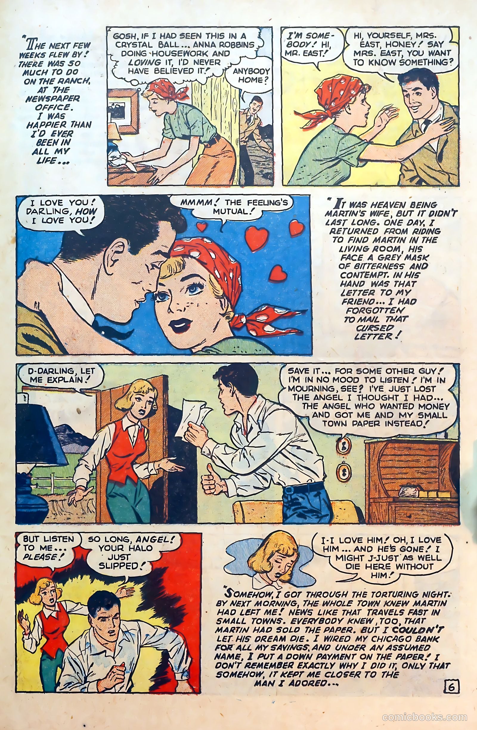 Thrilling Romances #17 (1952) — page 19 of 37