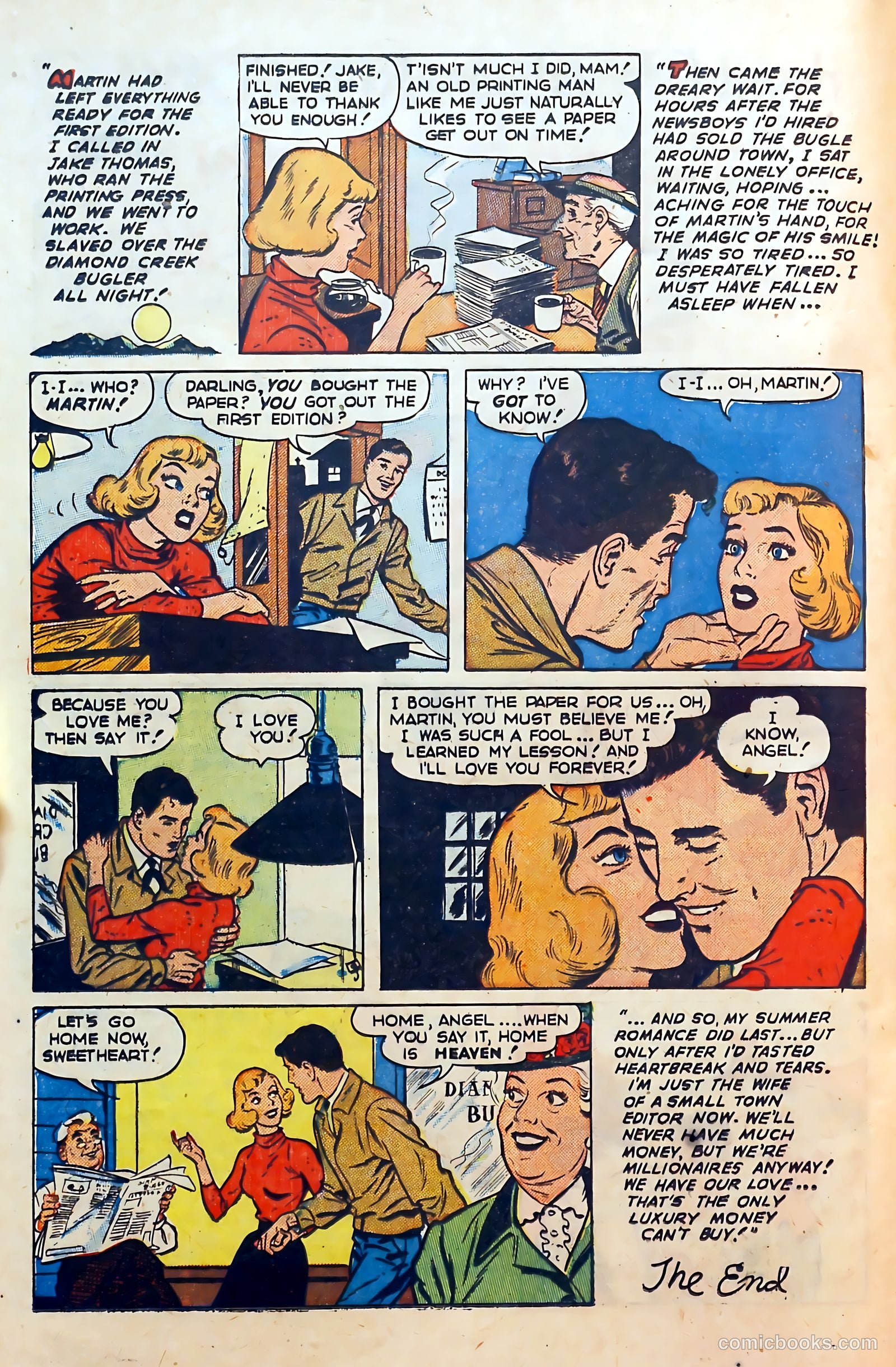 Thrilling Romances #17 (1952) — page 20 of 37