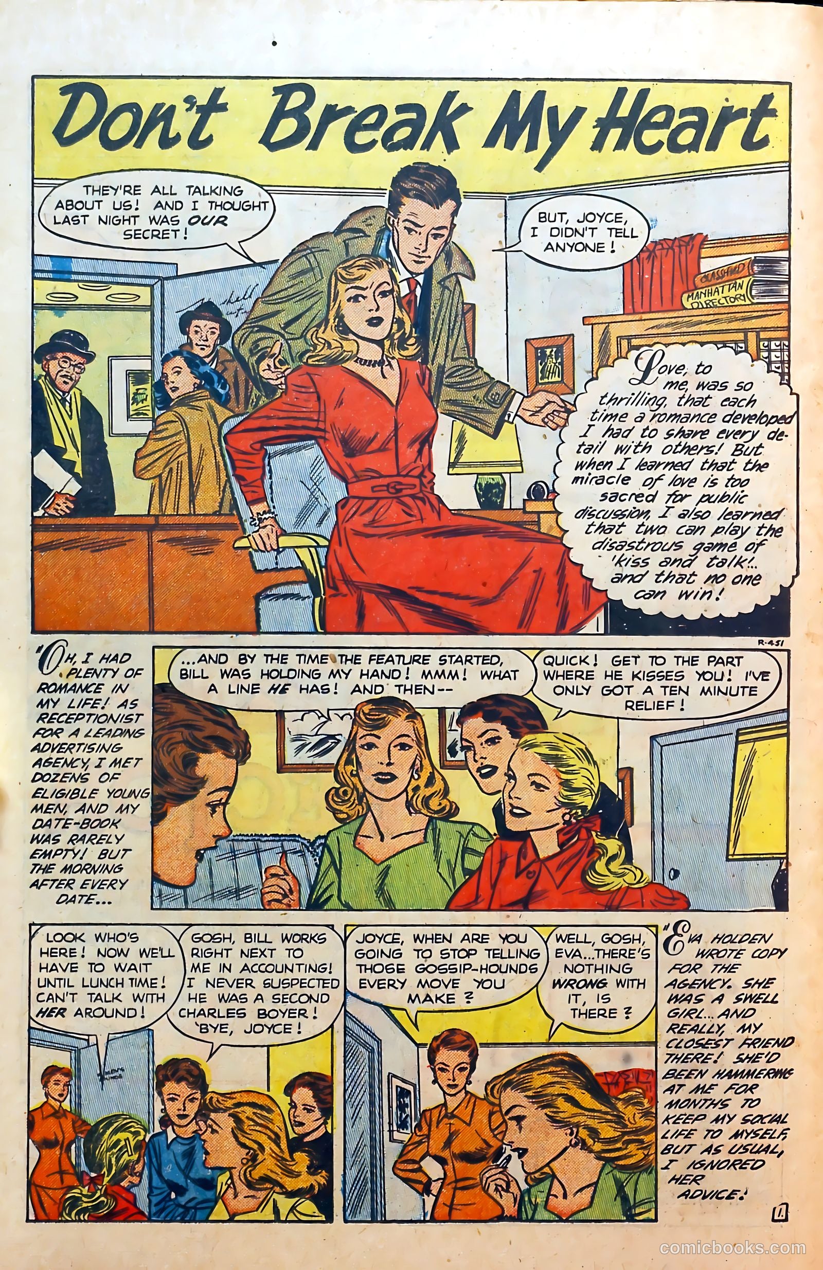 Thrilling Romances #17 (1952) — page 26 of 37