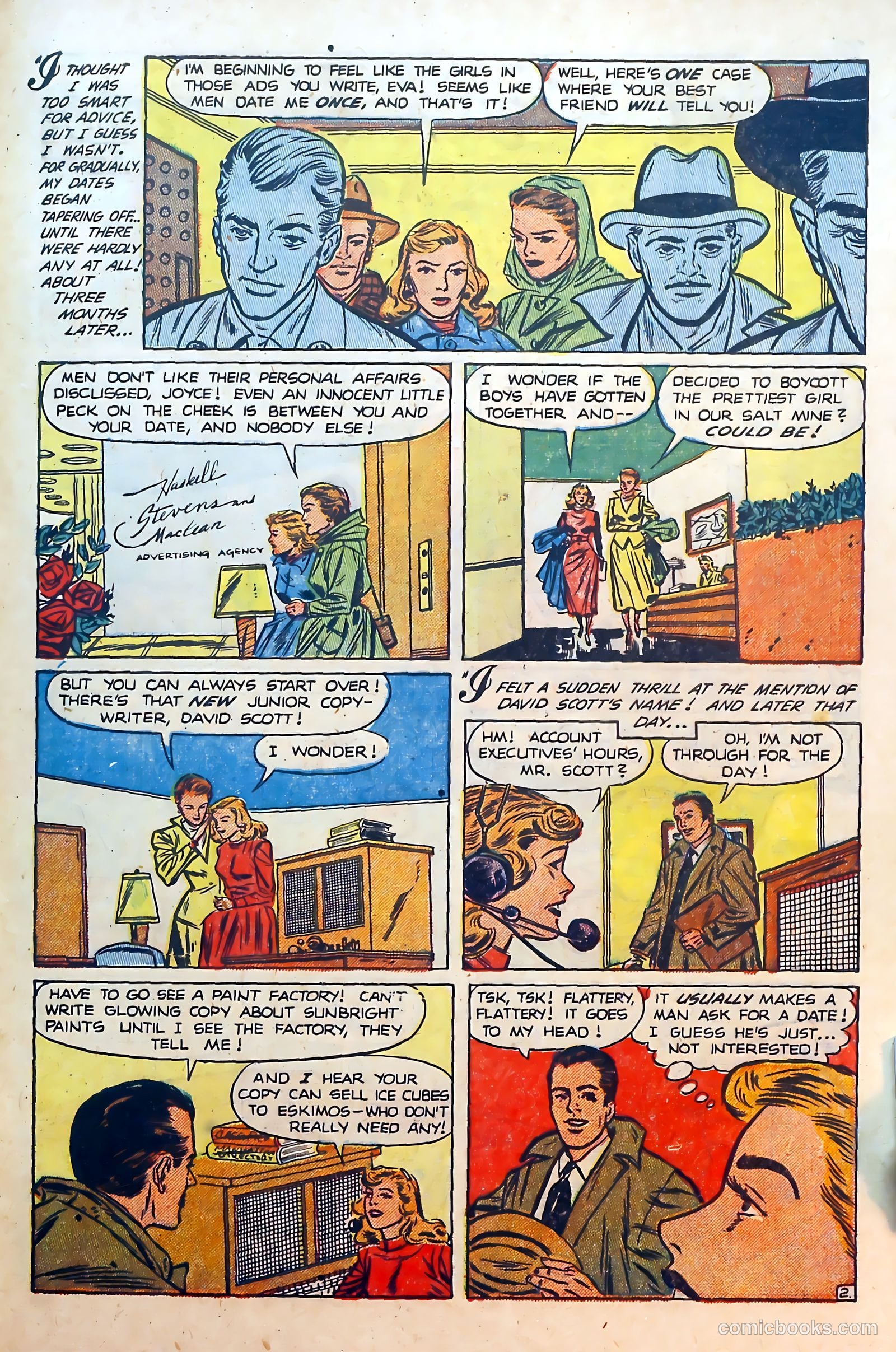 Thrilling Romances #17 (1952) — page 27 of 37
