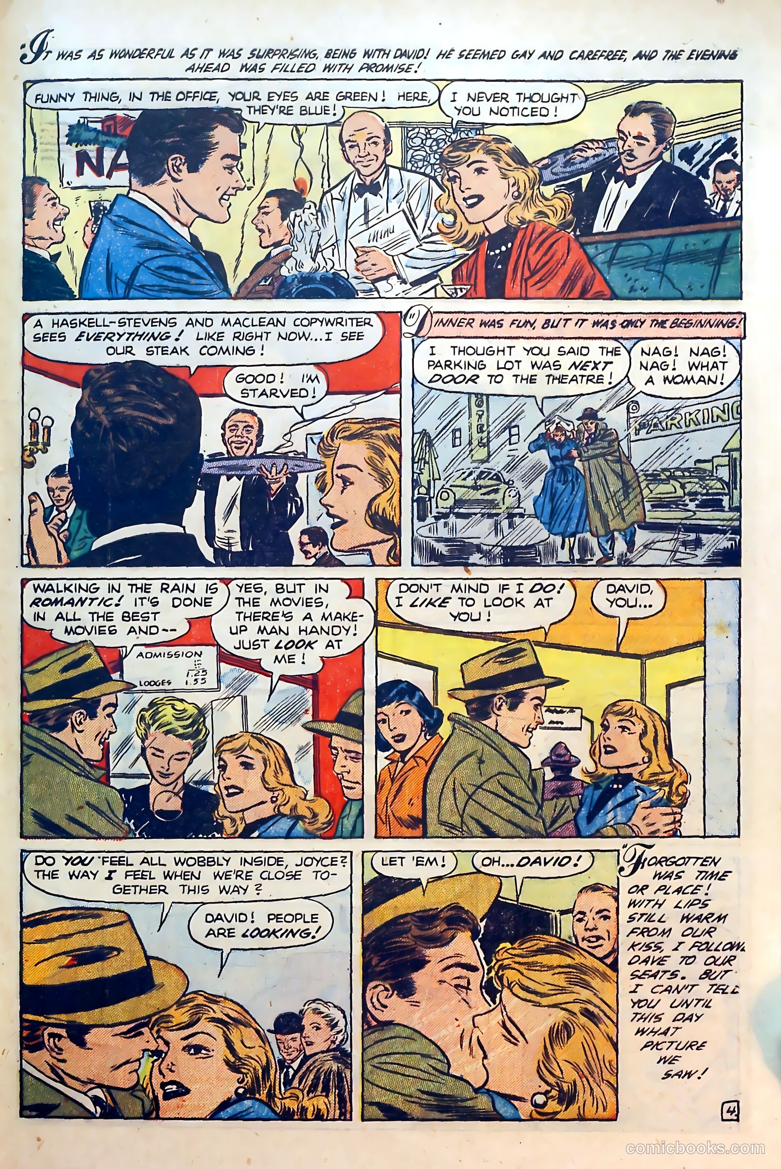 Thrilling Romances #17 (1952) — page 29 of 37
