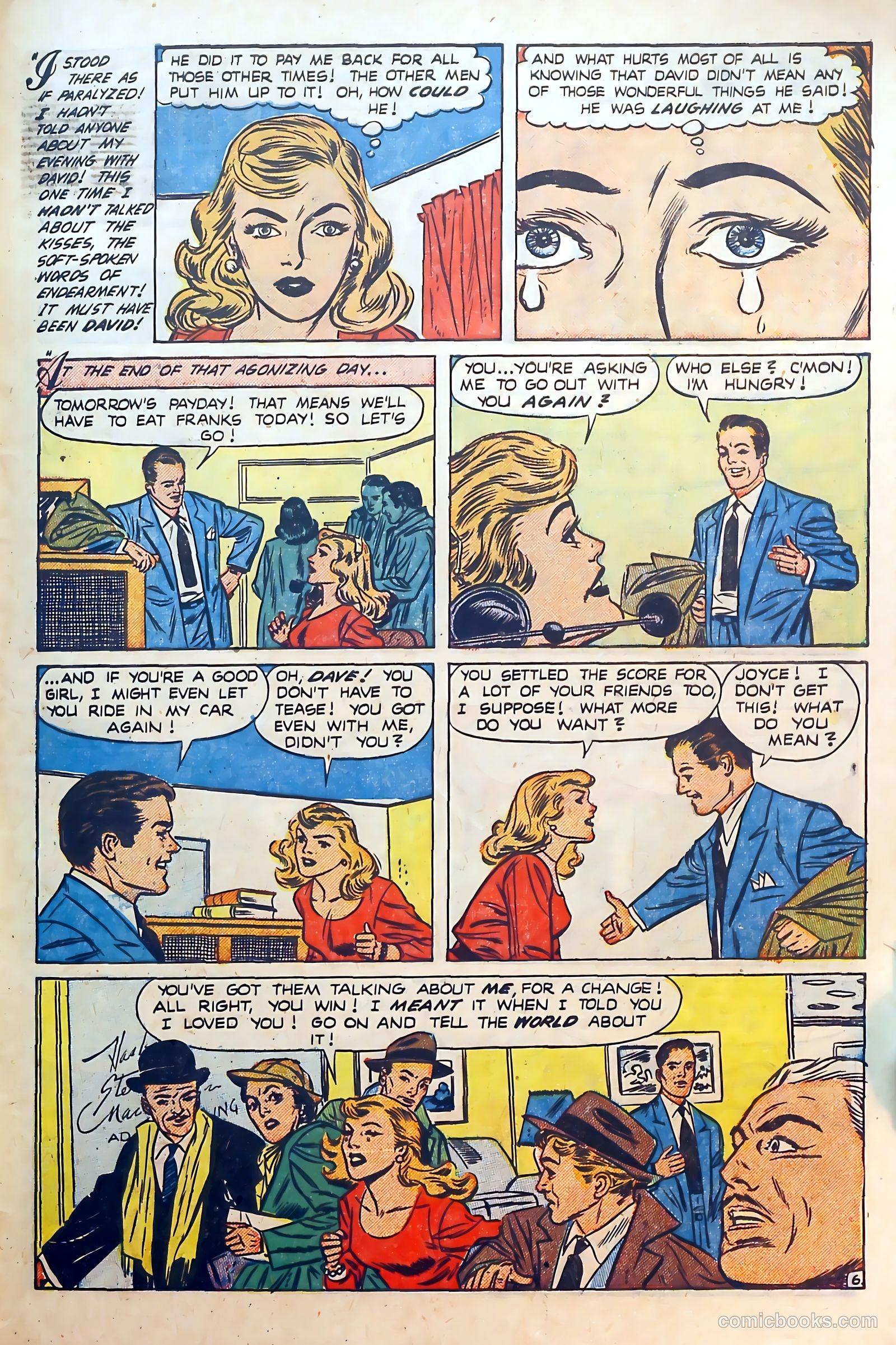 Thrilling Romances #17 (1952) — page 31 of 37