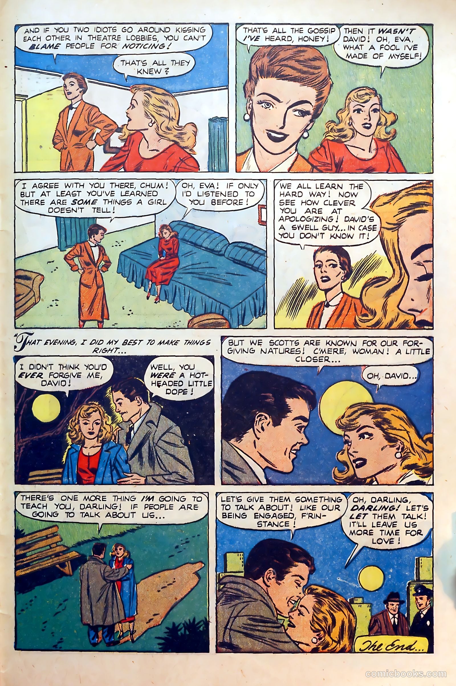 Thrilling Romances #17 (1952) — page 33 of 37