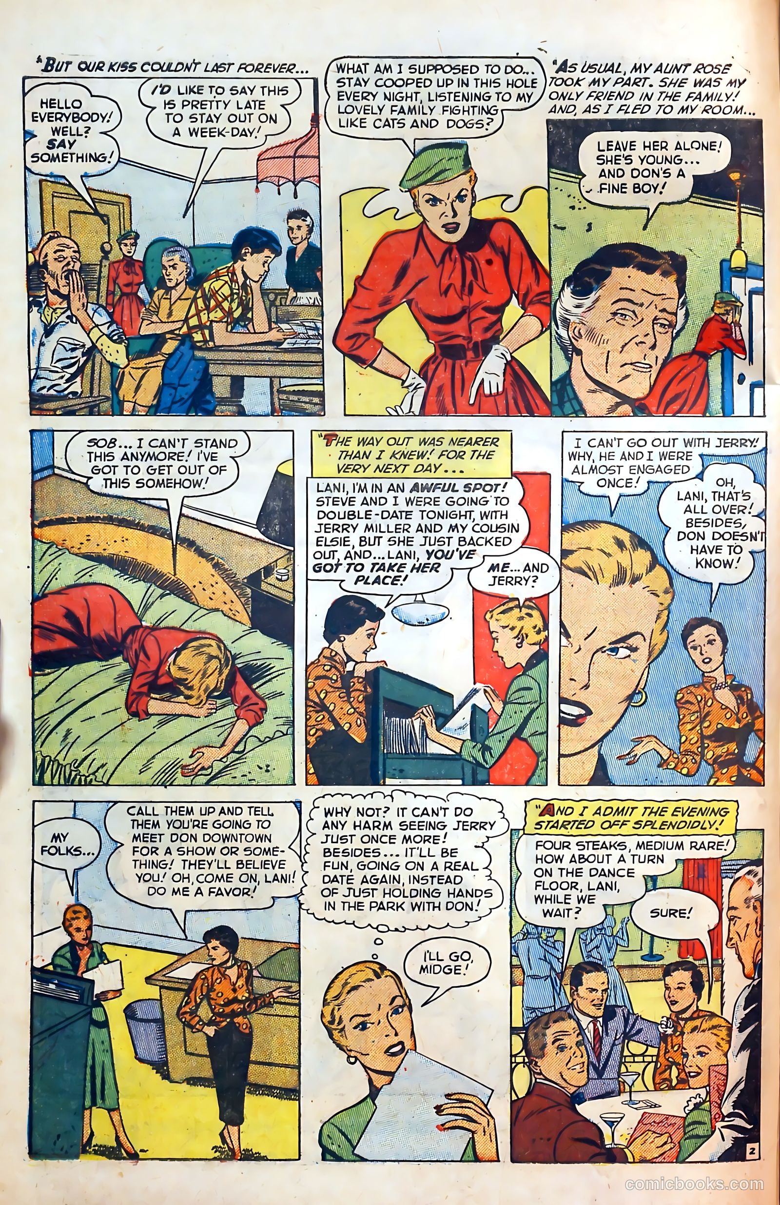 Thrilling Romances #18 (1952) — page 4 of 37