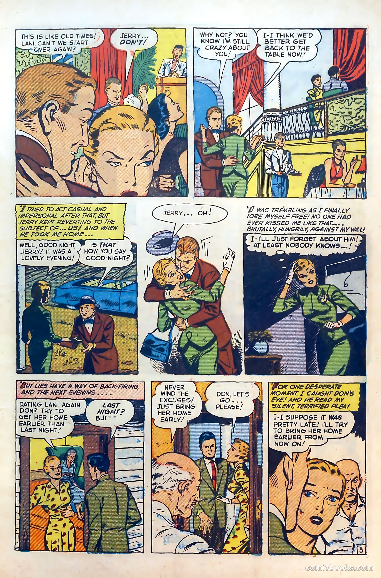 Thrilling Romances #18 (1952) — page 5 of 37