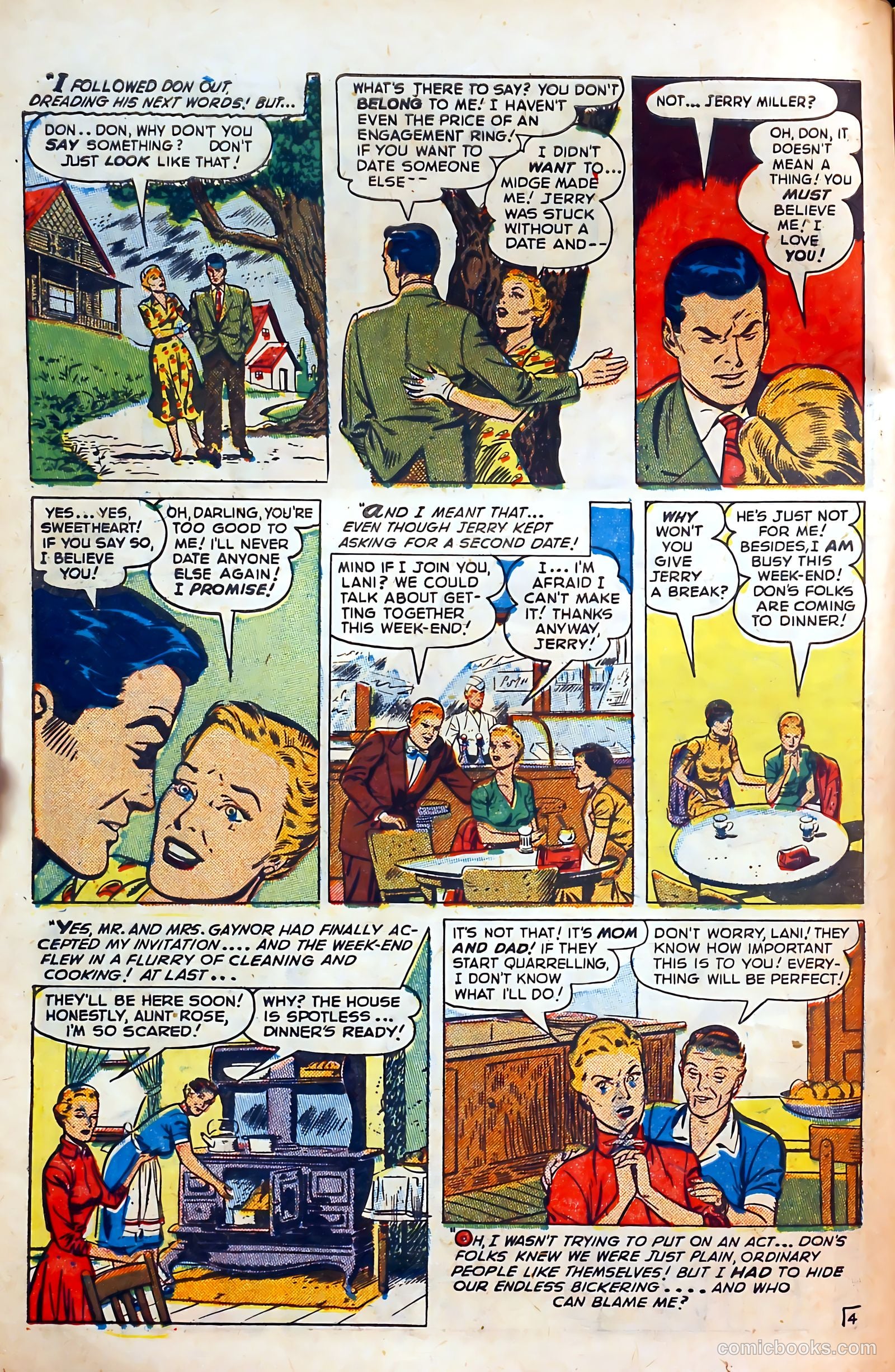 Thrilling Romances #18 (1952) — page 6 of 37