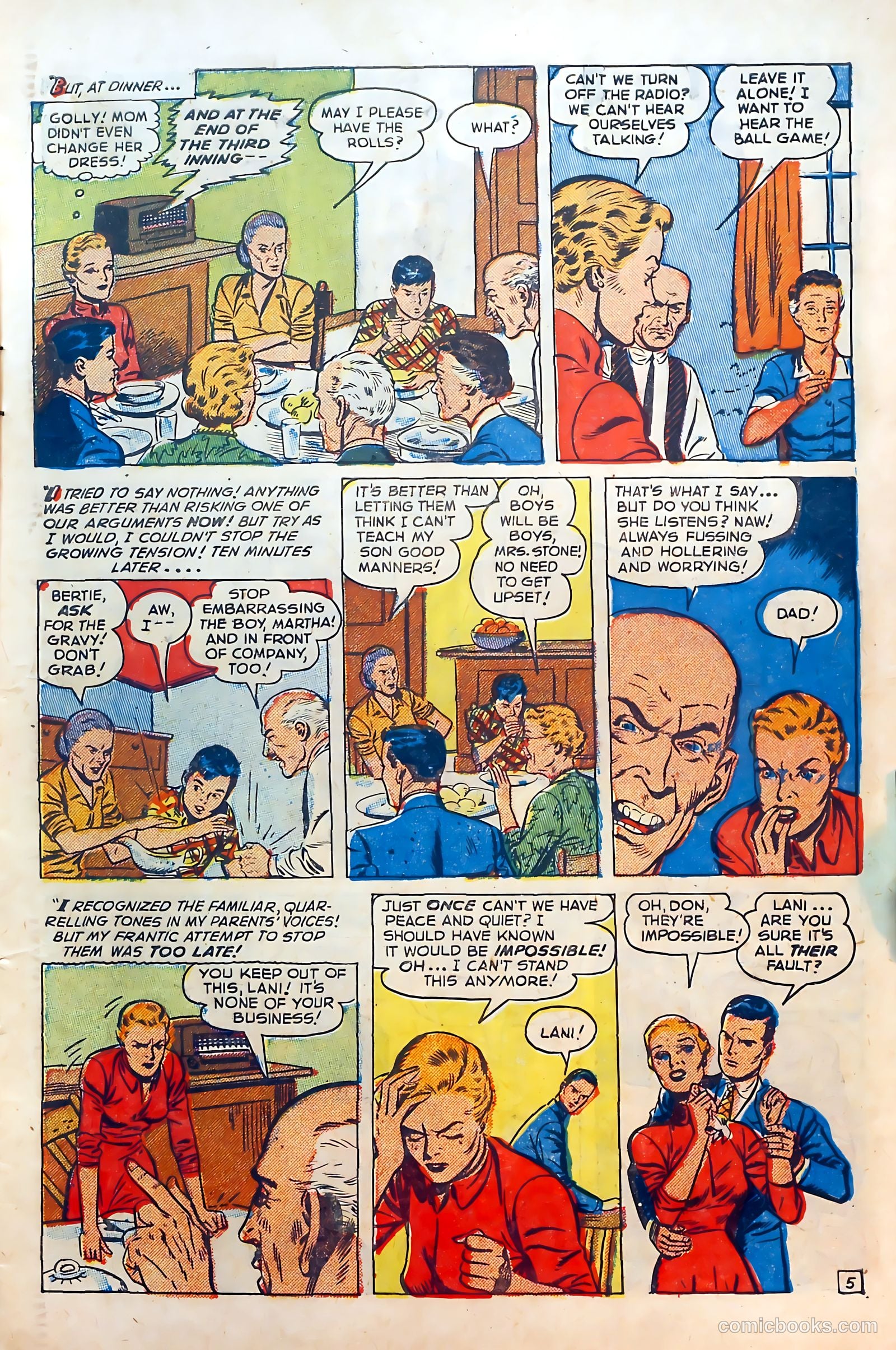 Thrilling Romances #18 (1952) — page 7 of 37