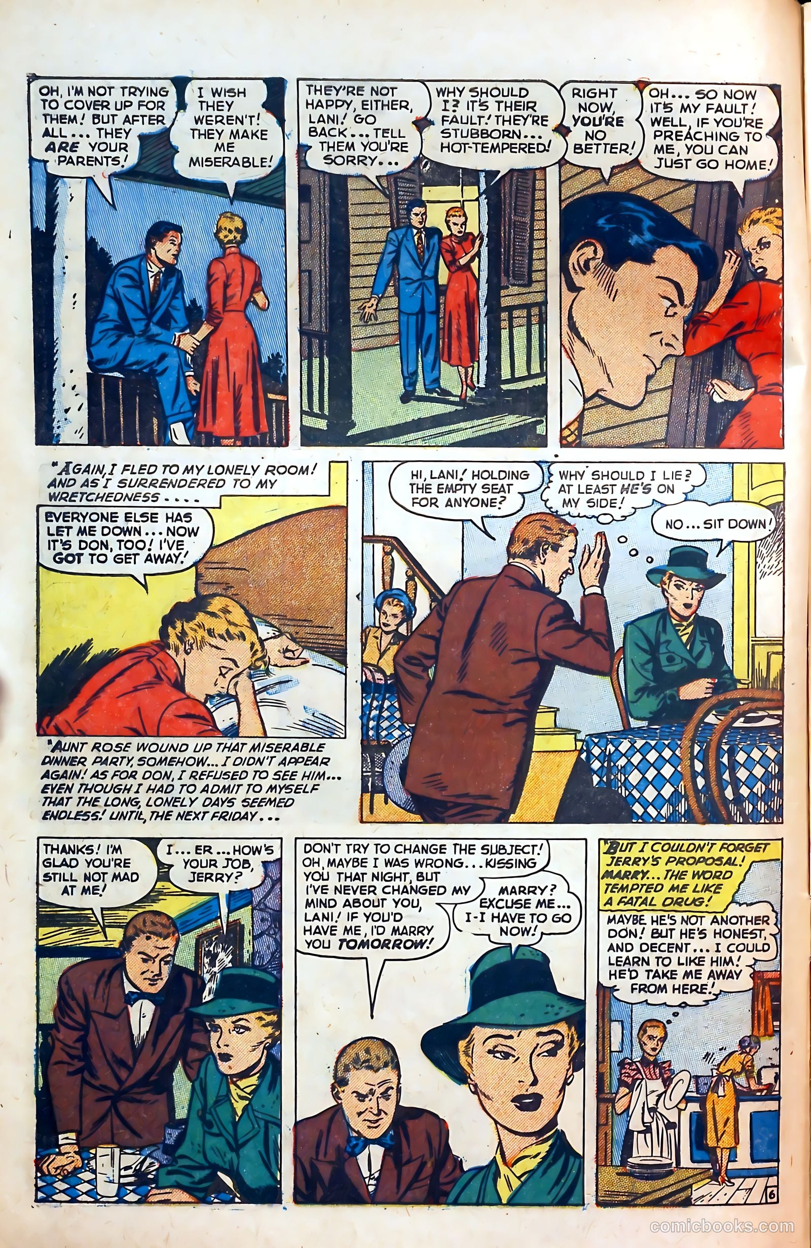 Thrilling Romances #18 (1952) — page 8 of 37