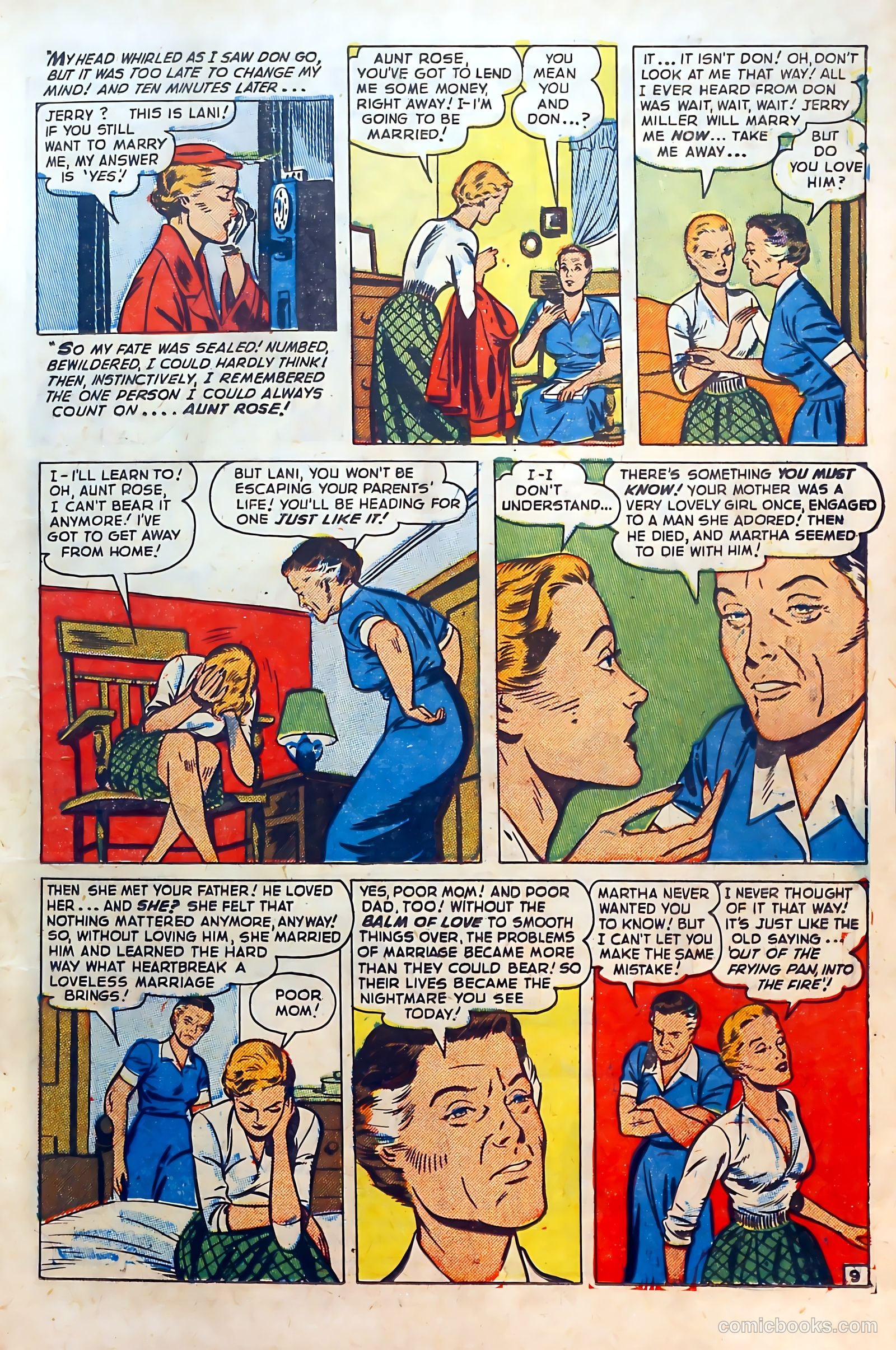 Thrilling Romances #18 (1952) — page 11 of 37