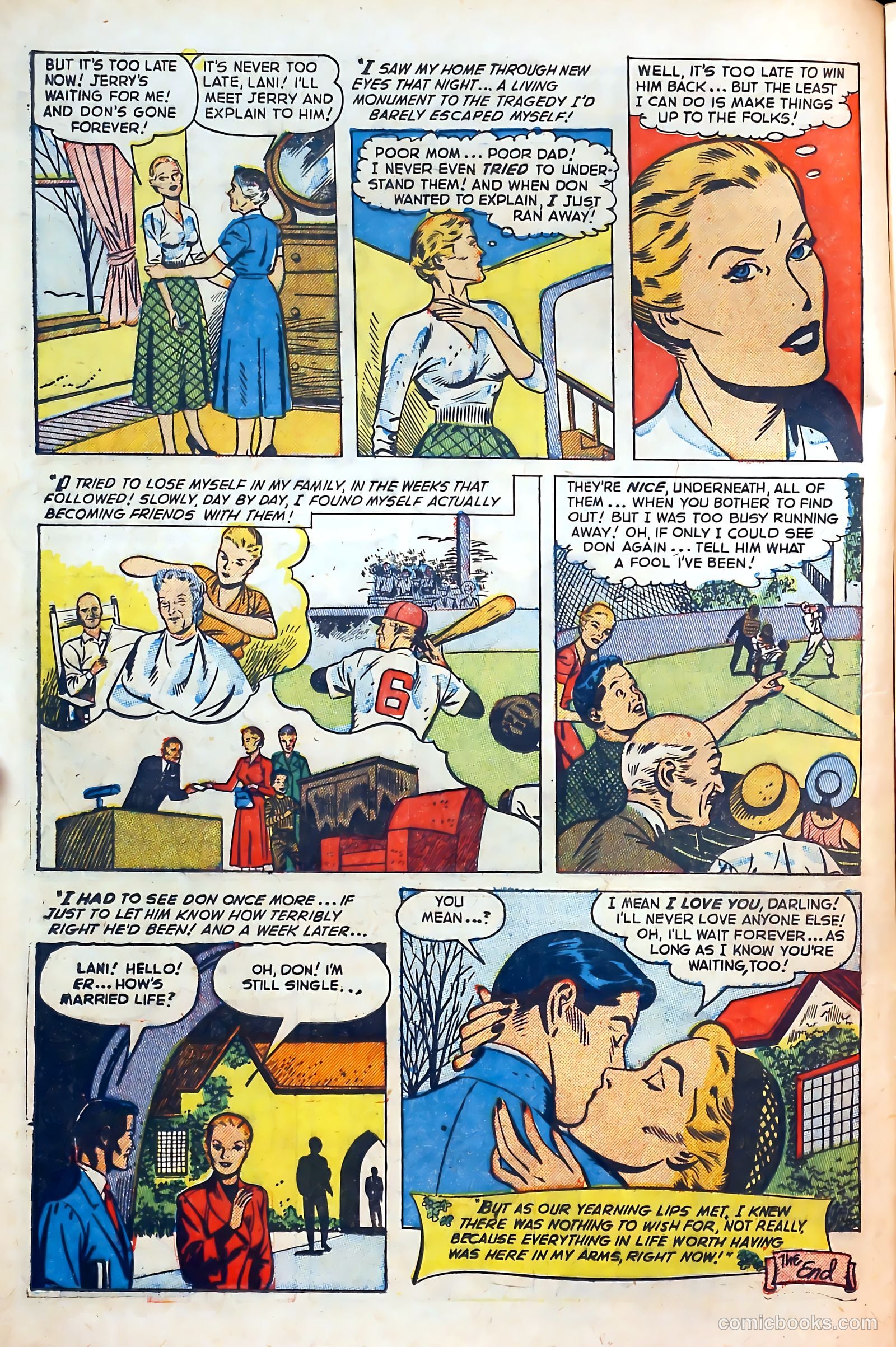 Thrilling Romances #18 (1952) — page 12 of 37