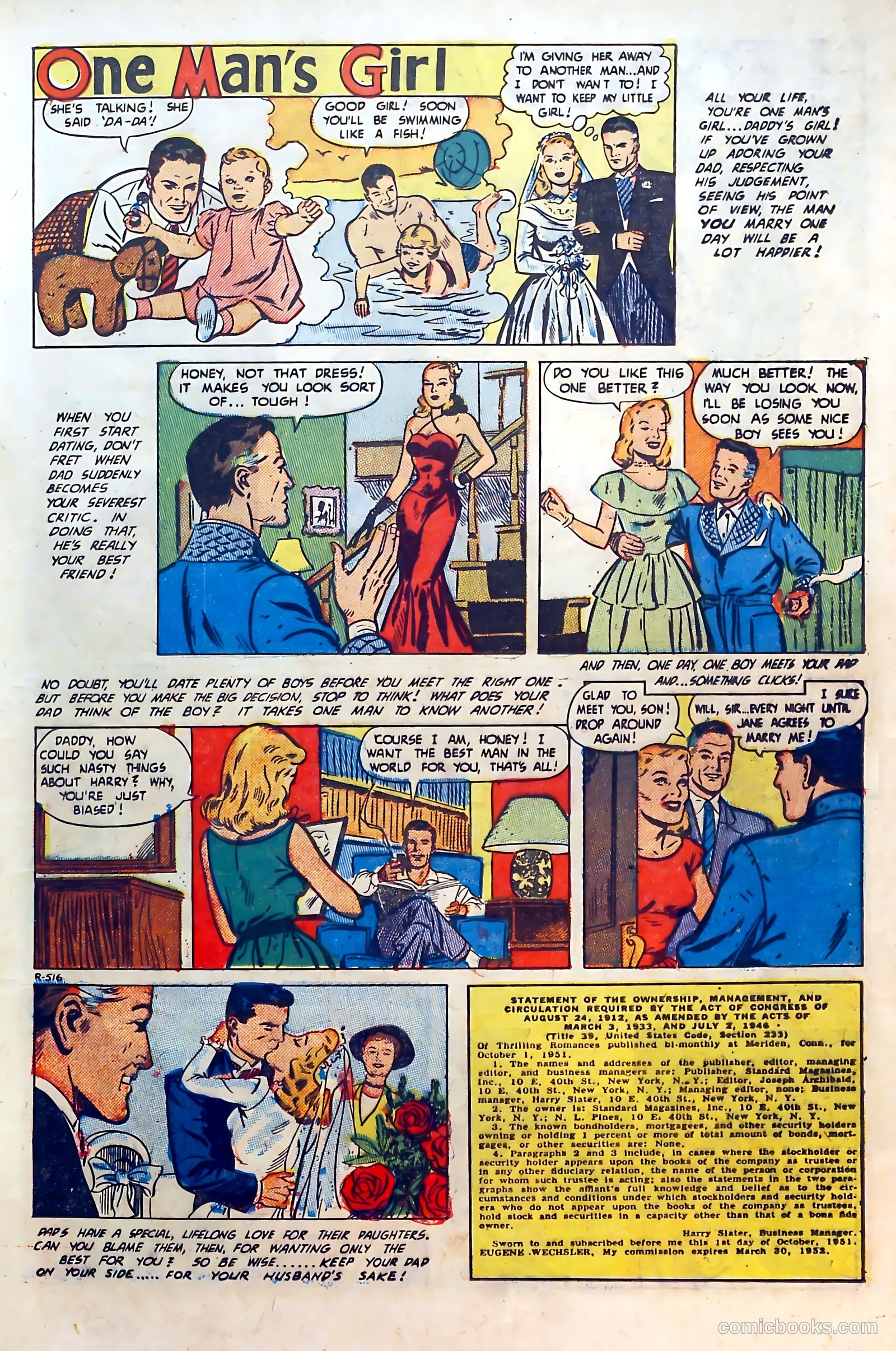Thrilling Romances #18 (1952) — page 13 of 37