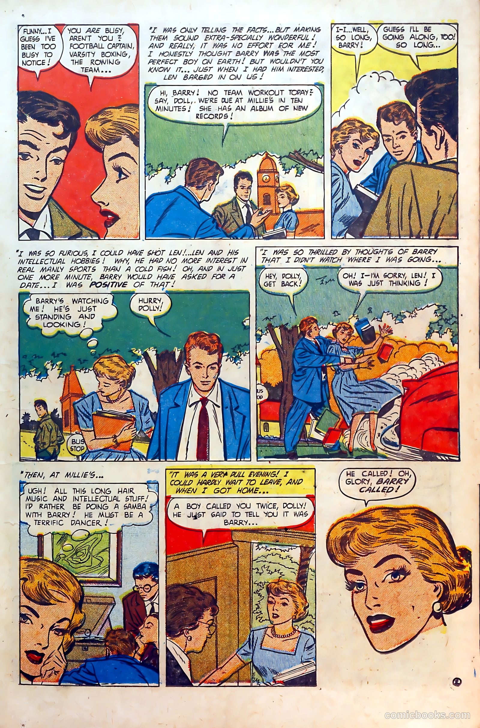 Thrilling Romances #18 (1952) — page 15 of 37