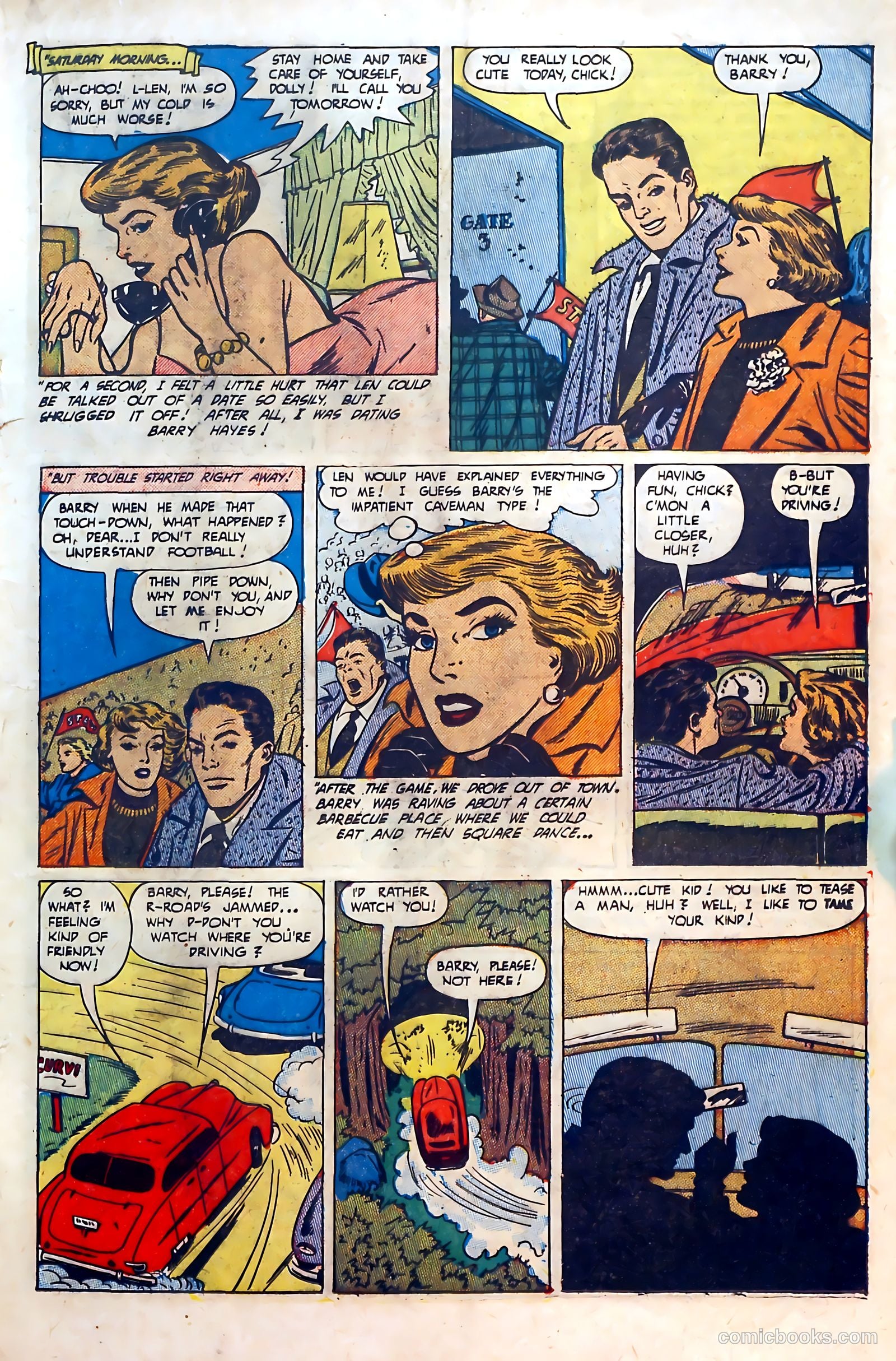 Thrilling Romances #18 (1952) — page 17 of 37