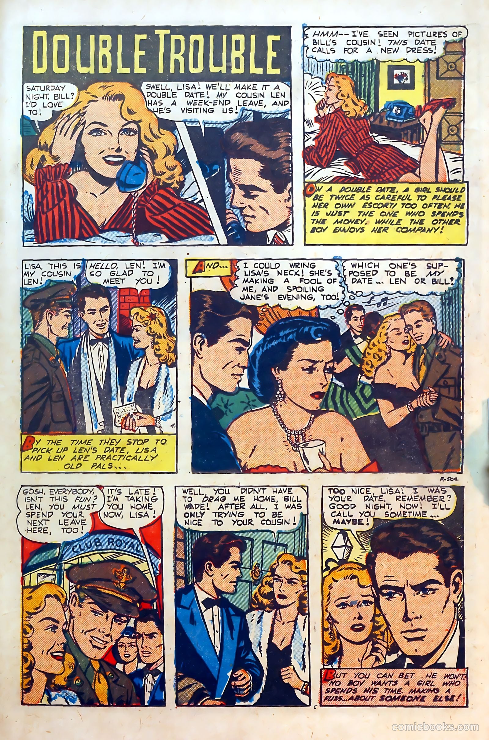 Thrilling Romances #18 (1952) — page 23 of 37