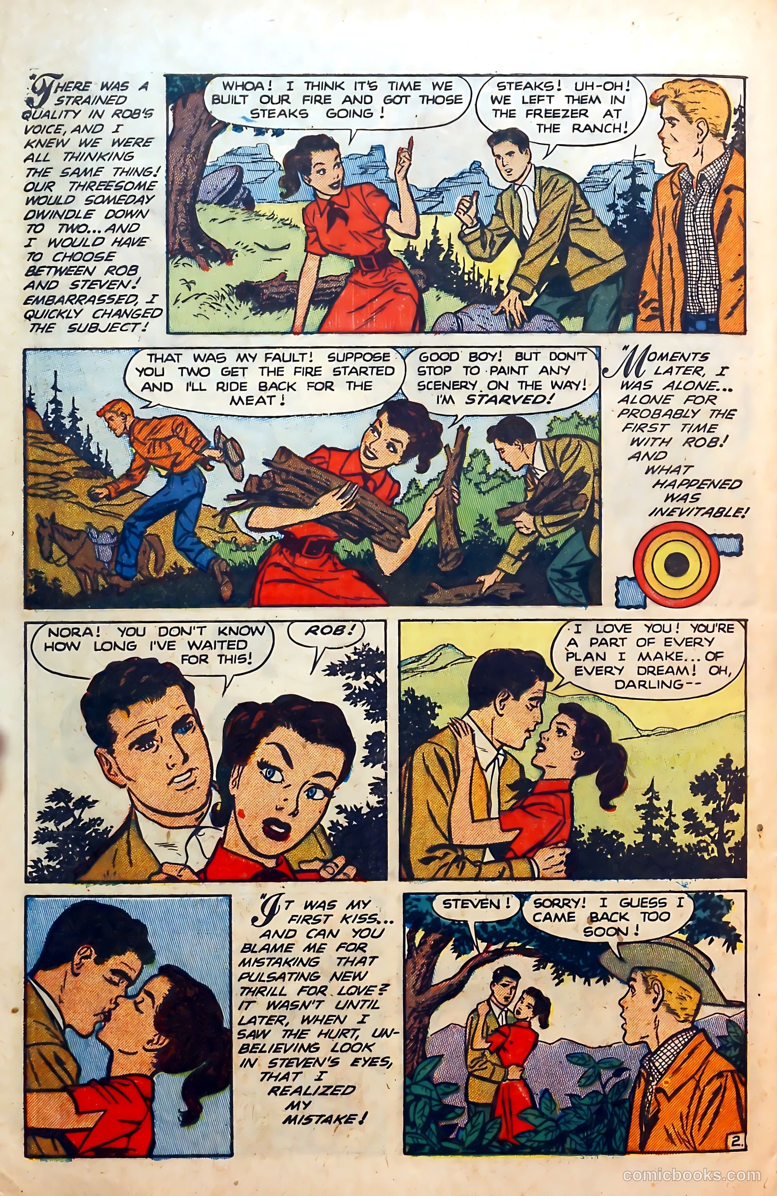 Thrilling Romances #18 (1952) — page 28 of 37