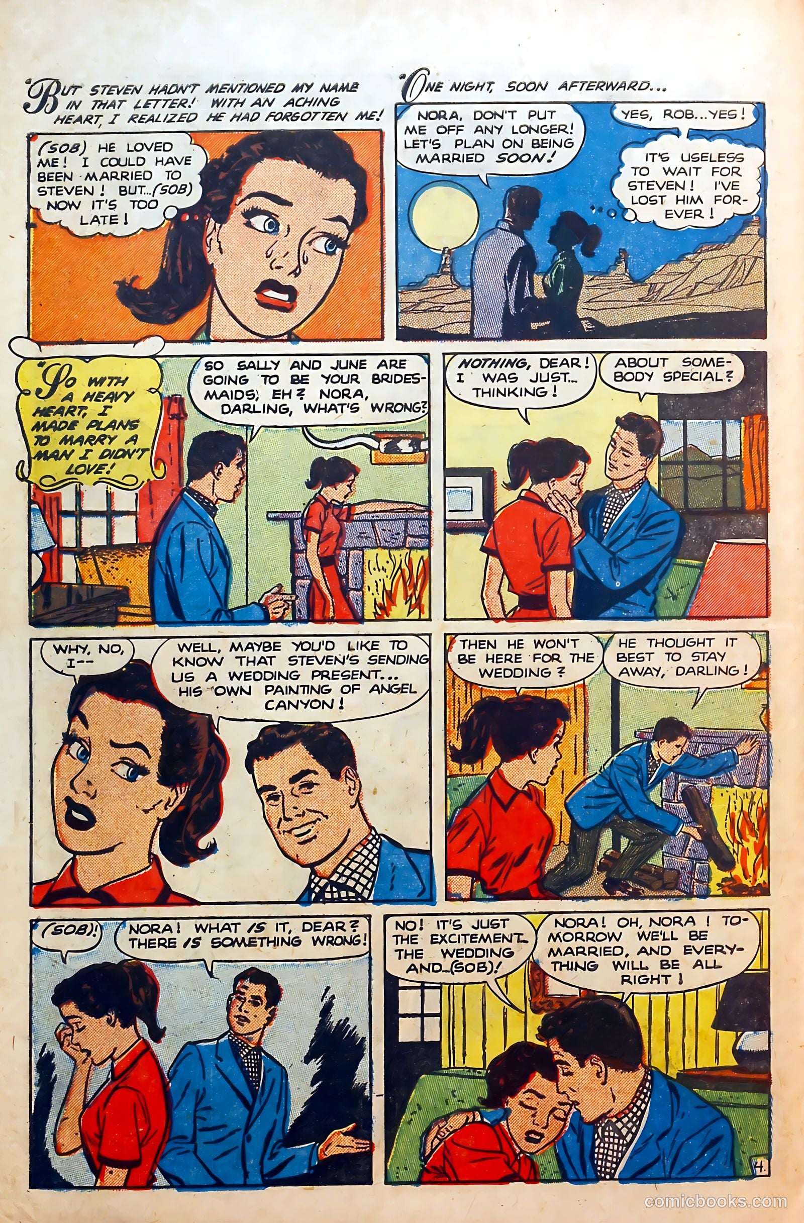 Thrilling Romances #18 (1952) — page 30 of 37