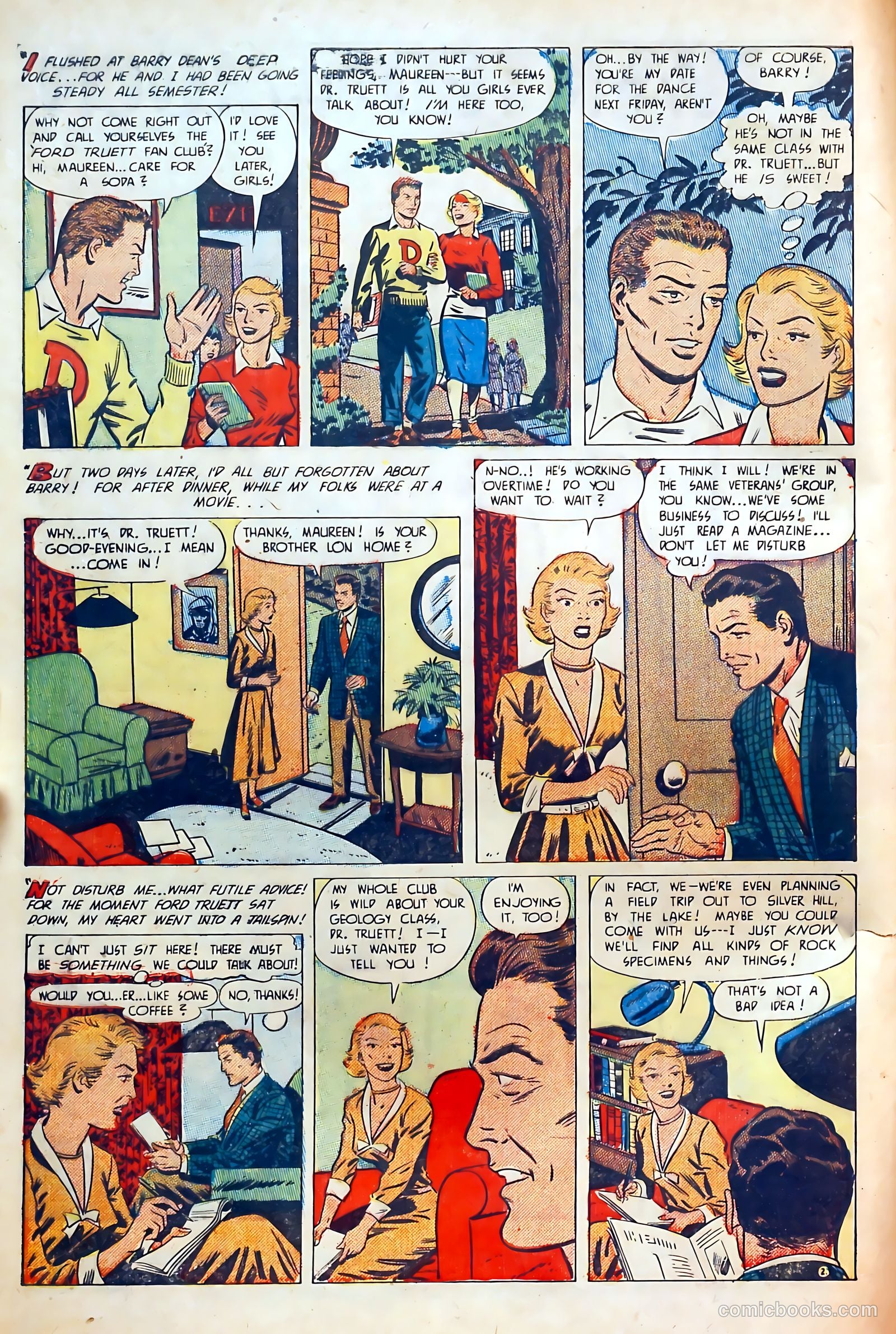 Thrilling Romances #19 (1952) — page 4 of 36