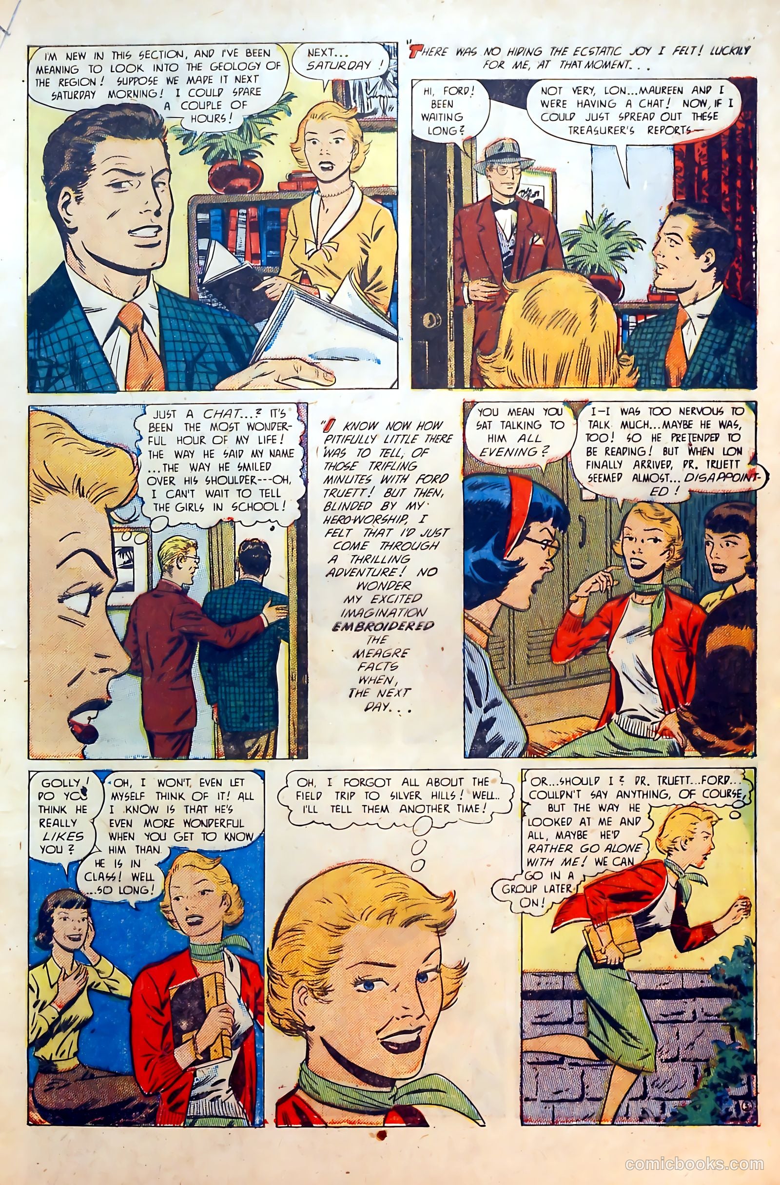 Thrilling Romances #19 (1952) — page 5 of 36