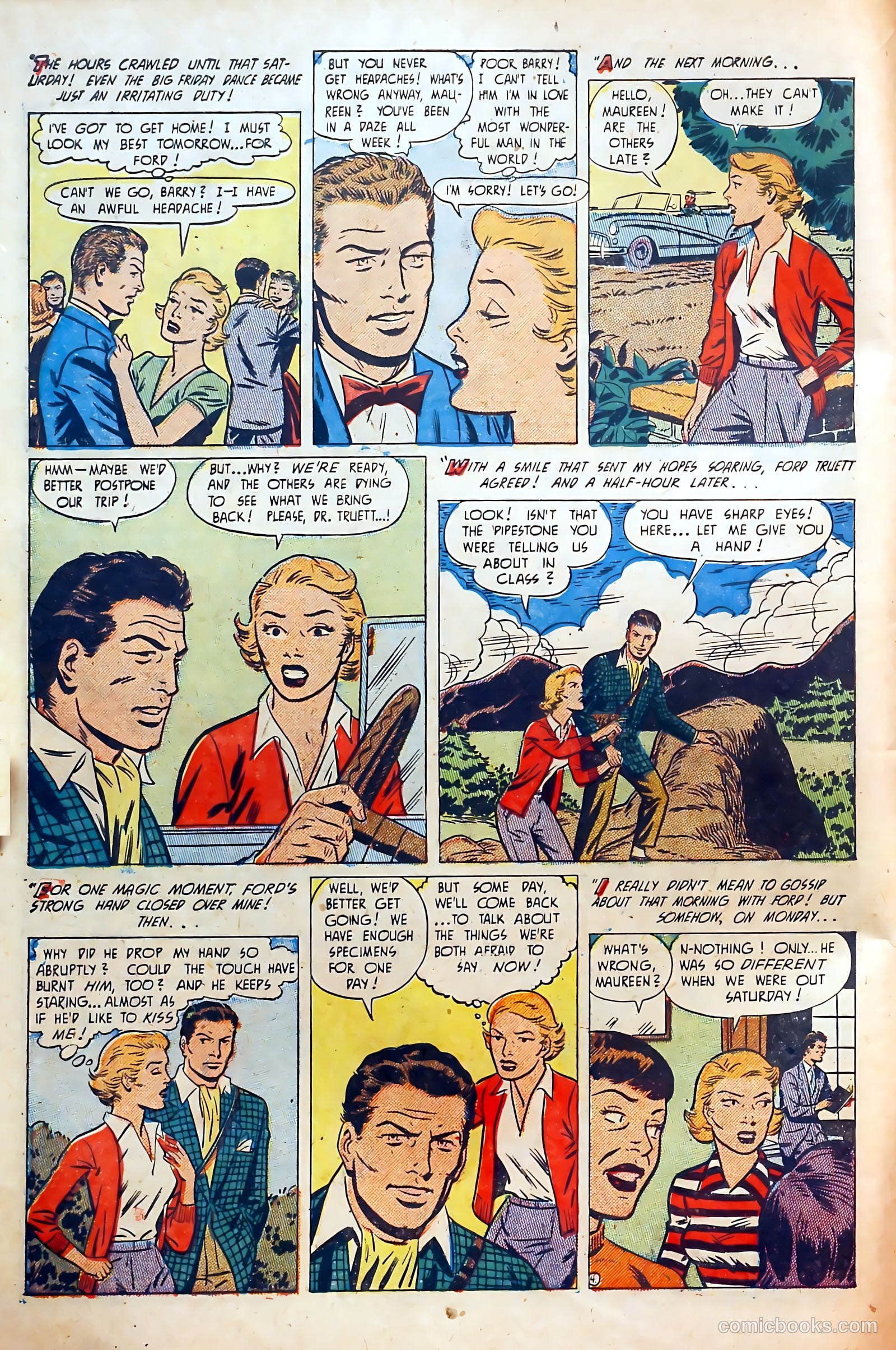Thrilling Romances #19 (1952) — page 6 of 36