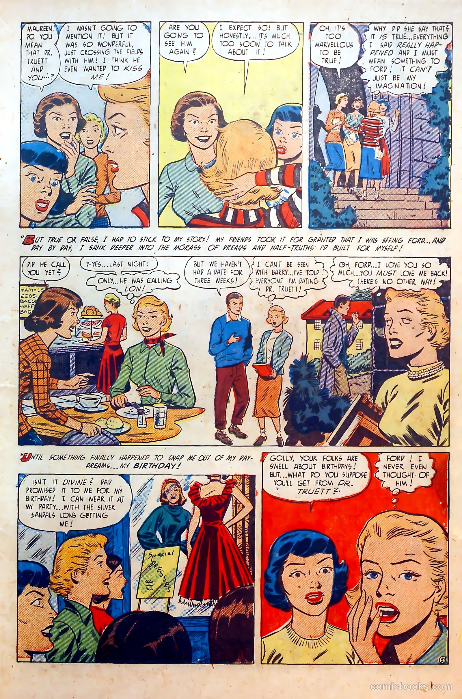 Thrilling Romances #19 (1952) — page 7 of 36