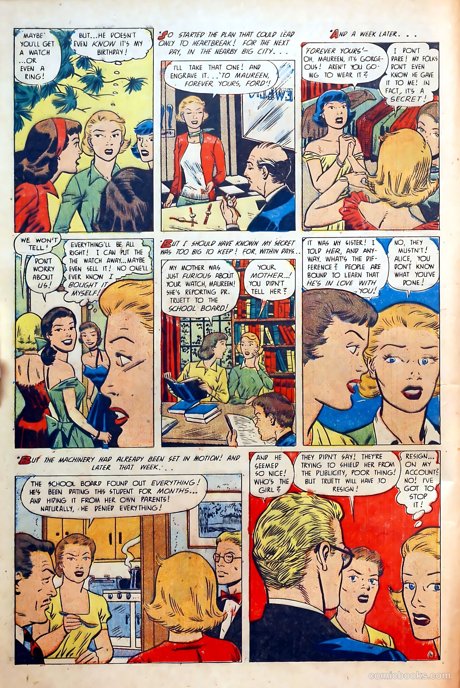 Thrilling Romances #19 (1952) — page 8 of 36
