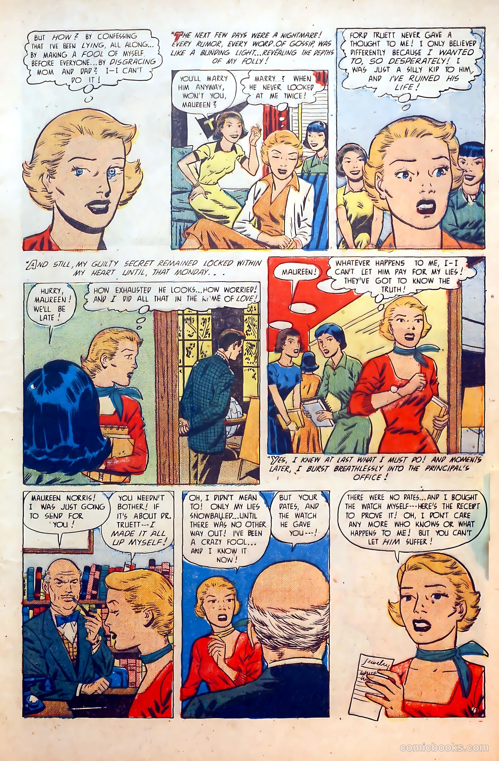 Thrilling Romances #19 (1952) — page 9 of 36