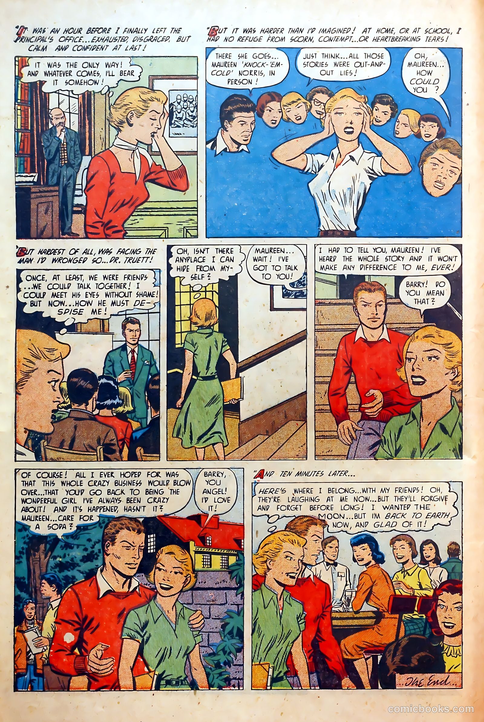 Thrilling Romances #19 (1952) — page 10 of 36