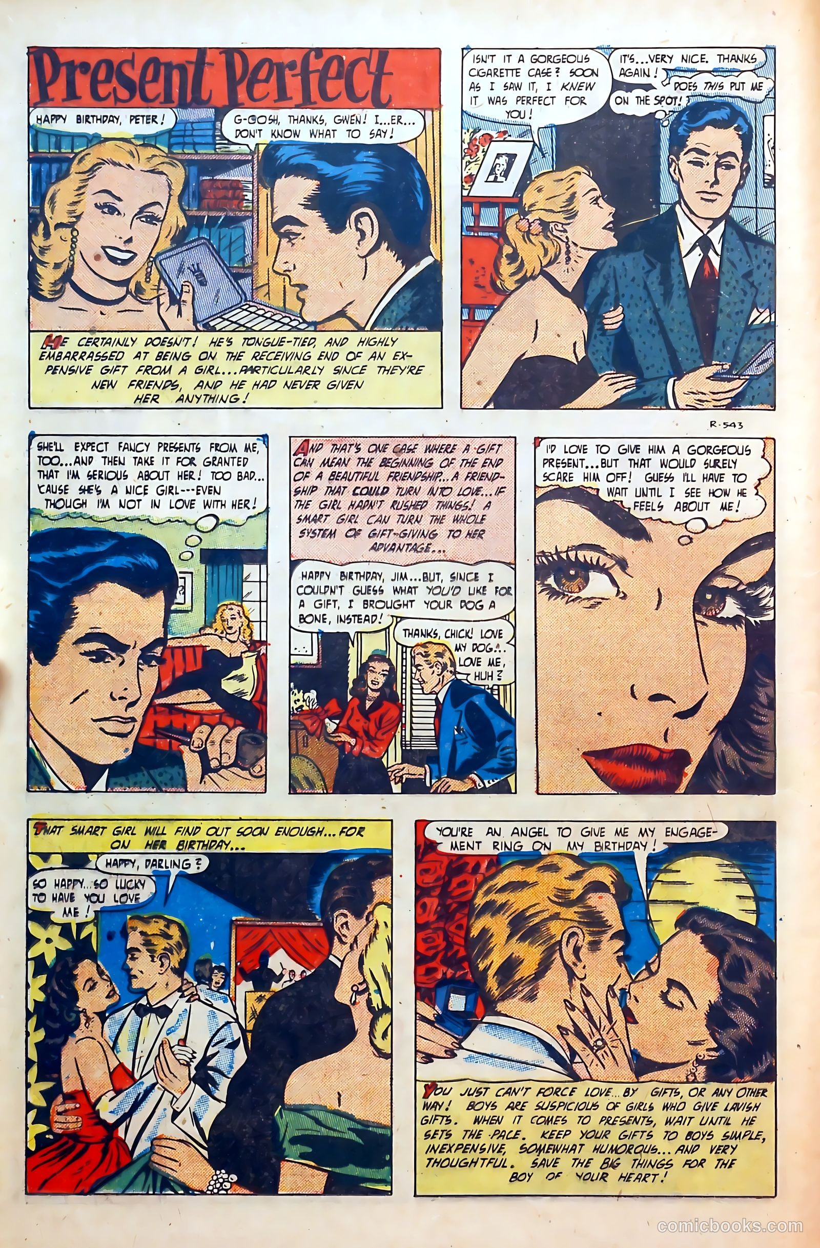 Thrilling Romances #19 (1952) — page 12 of 36