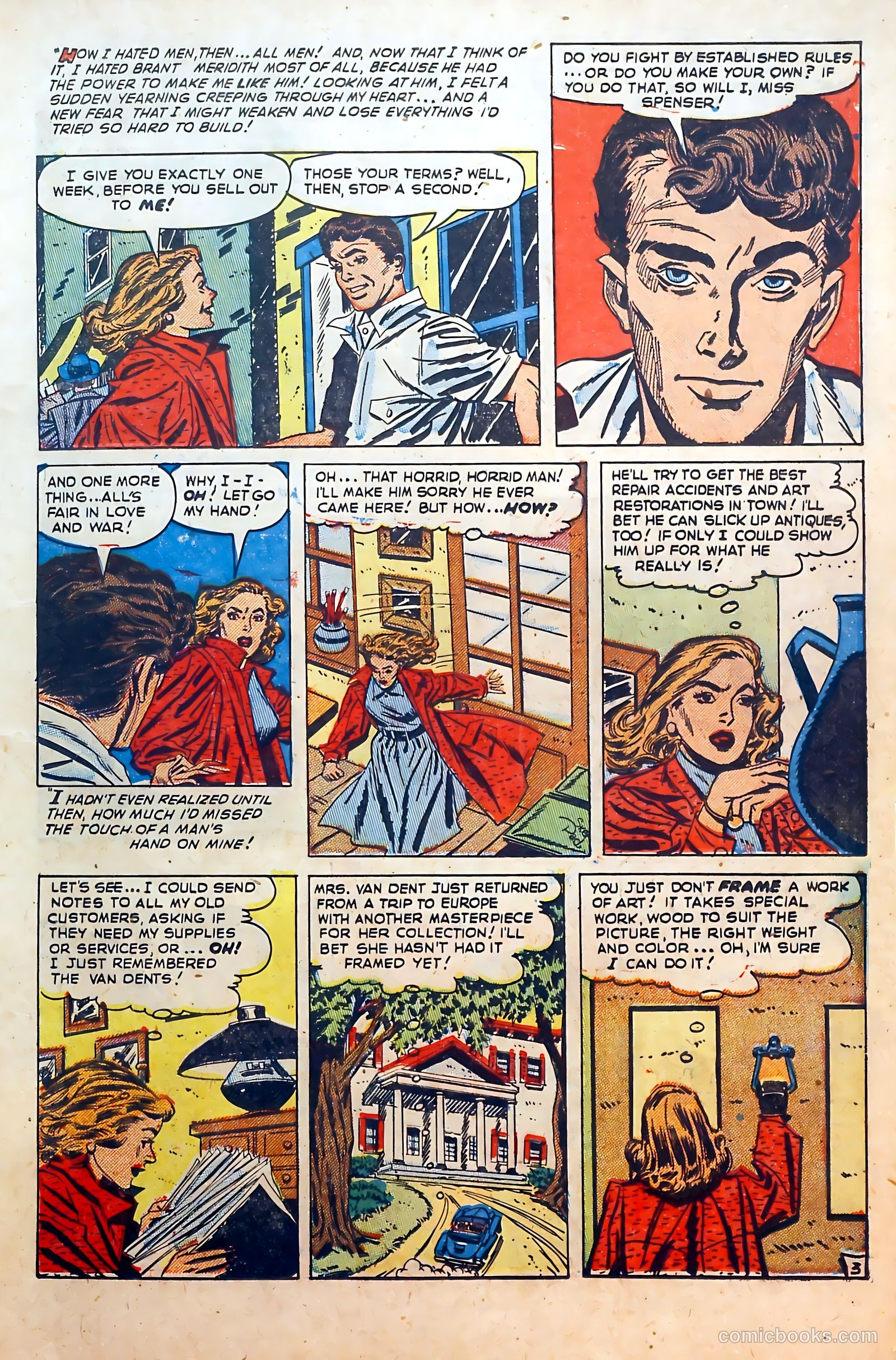 Thrilling Romances #19 (1952) — page 15 of 36