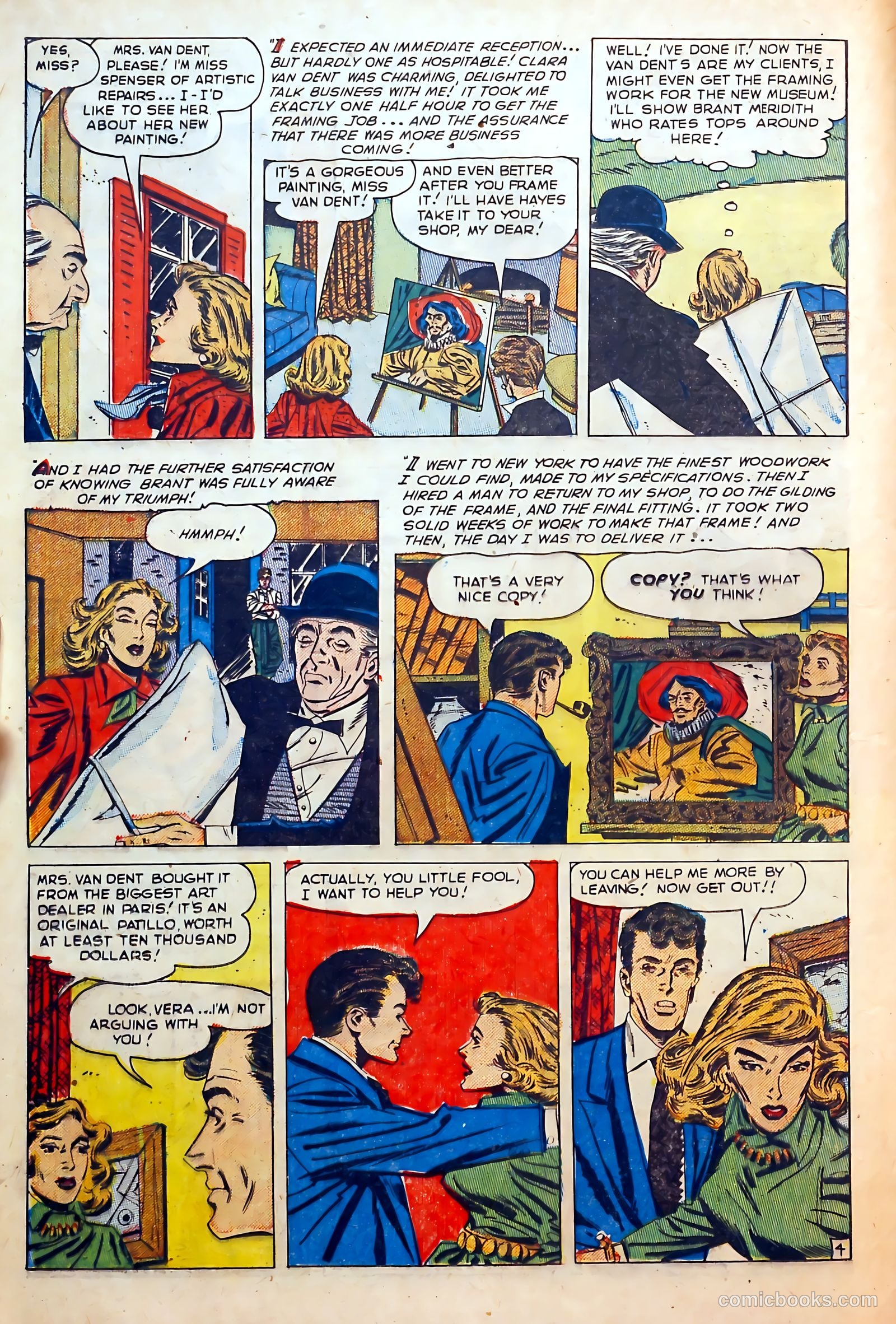 Thrilling Romances #19 (1952) — page 16 of 36