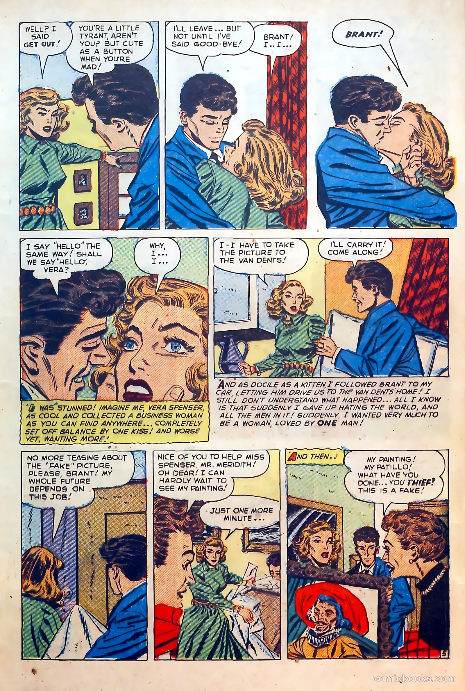 Thrilling Romances #19 (1952) — page 17 of 36