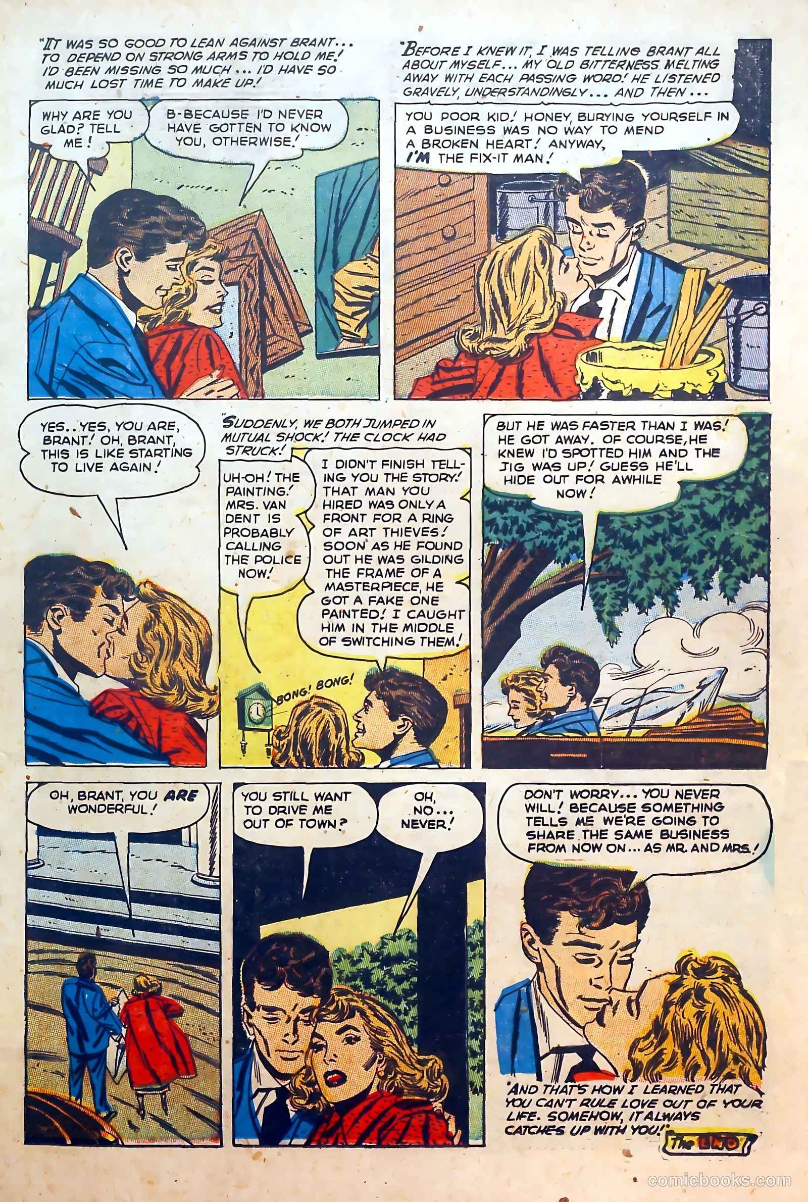 Thrilling Romances #19 (1952) — page 19 of 36