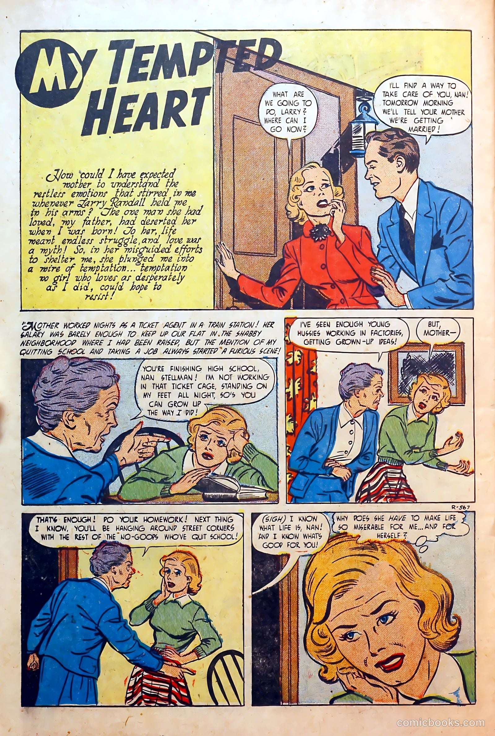 Thrilling Romances #19 (1952) — page 22 of 36