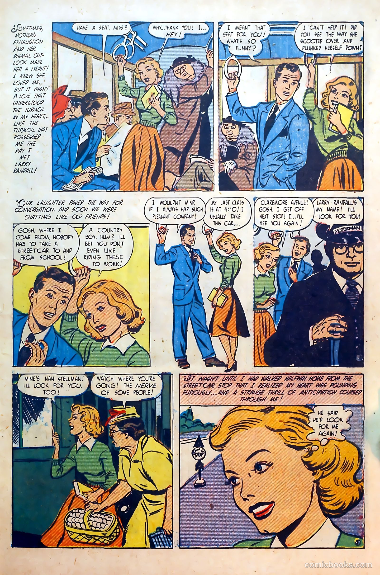 Thrilling Romances #19 (1952) — page 23 of 36