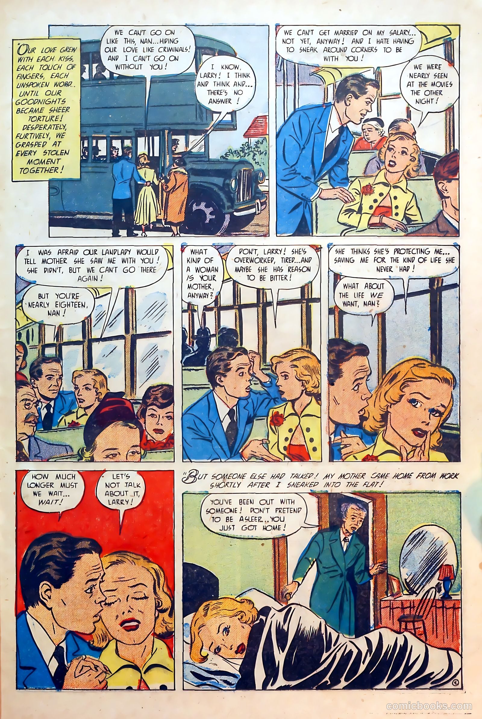 Thrilling Romances #19 (1952) — page 25 of 36