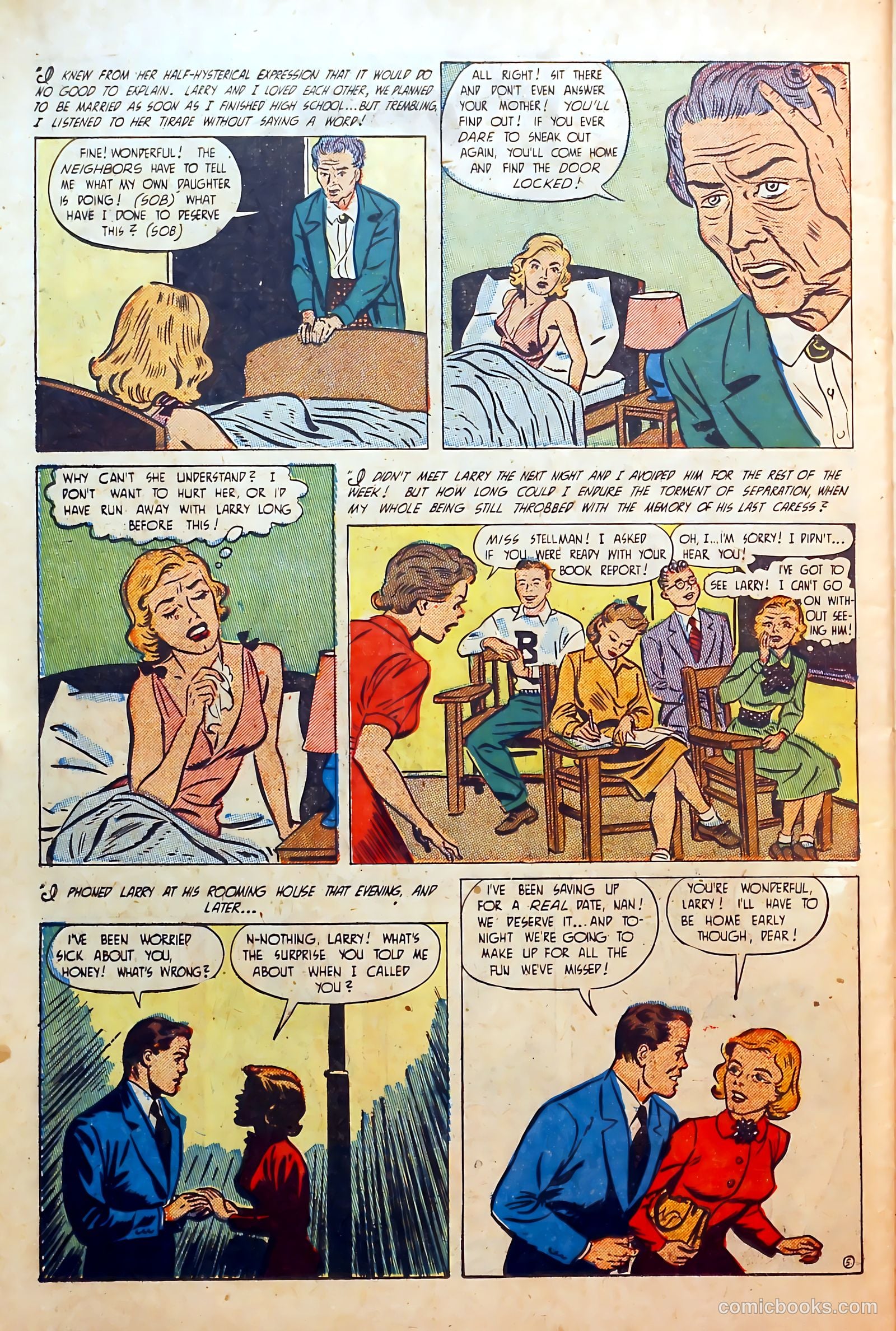 Thrilling Romances #19 (1952) — page 26 of 36
