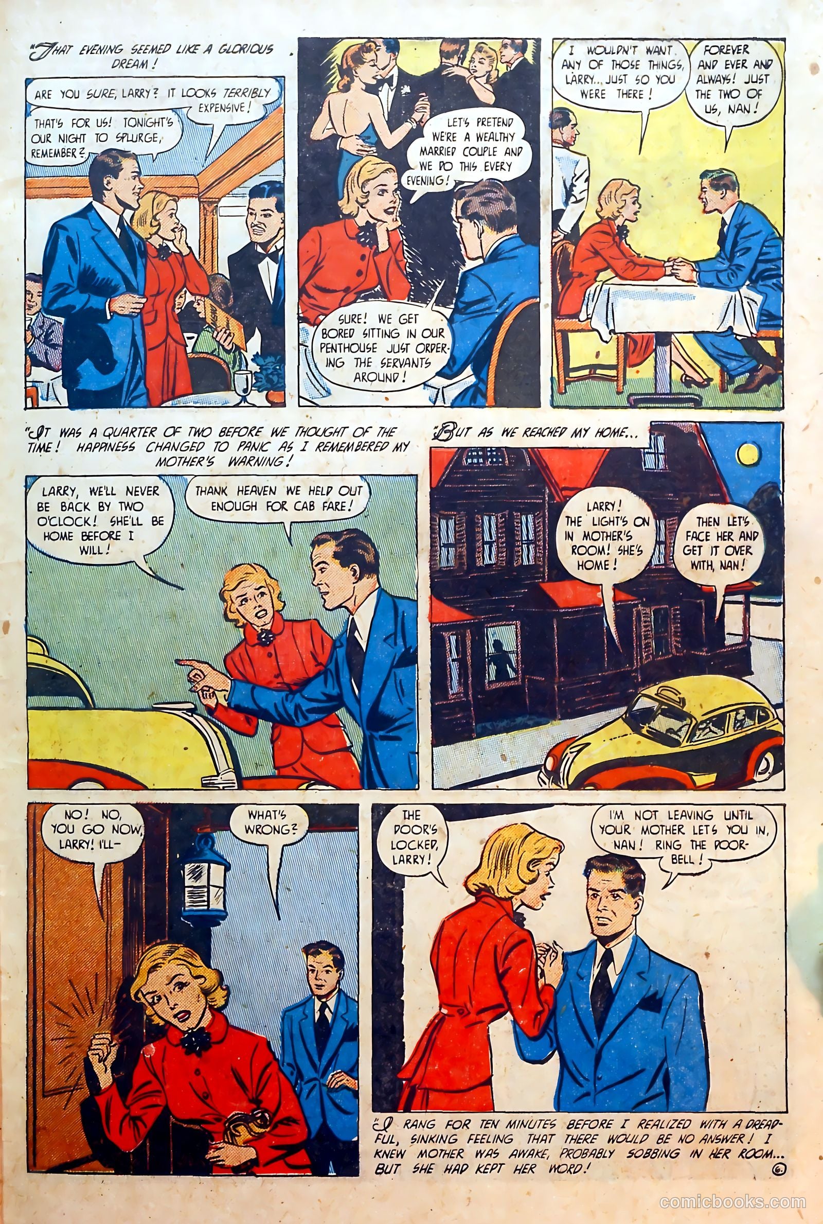 Thrilling Romances #19 (1952) — page 27 of 36