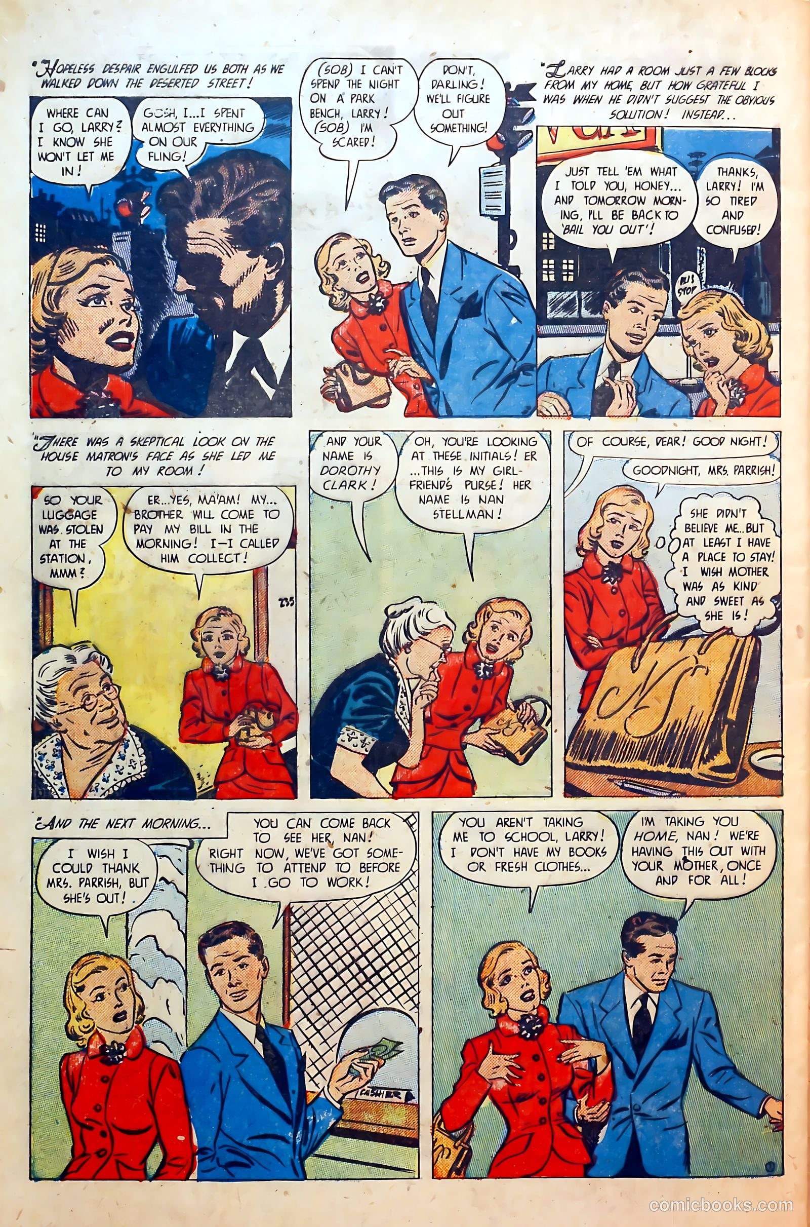 Thrilling Romances #19 (1952) — page 28 of 36