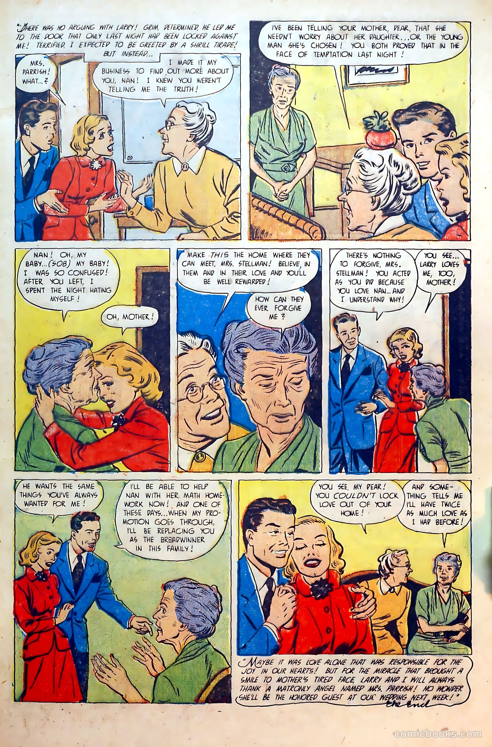 Thrilling Romances #19 (1952) — page 29 of 36