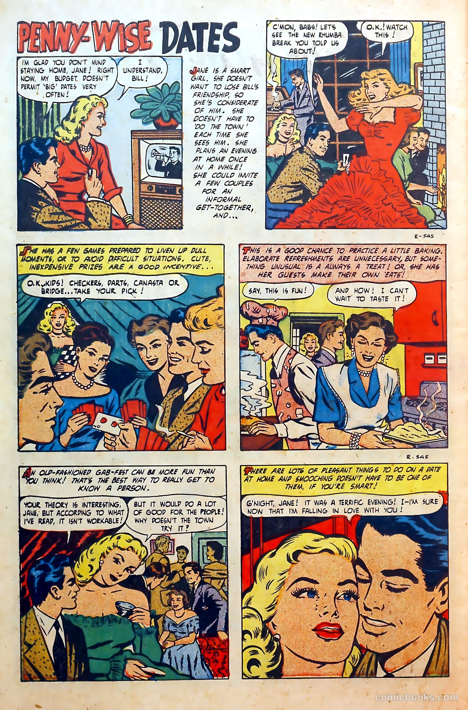 Thrilling Romances #19 (1952) — page 30 of 36