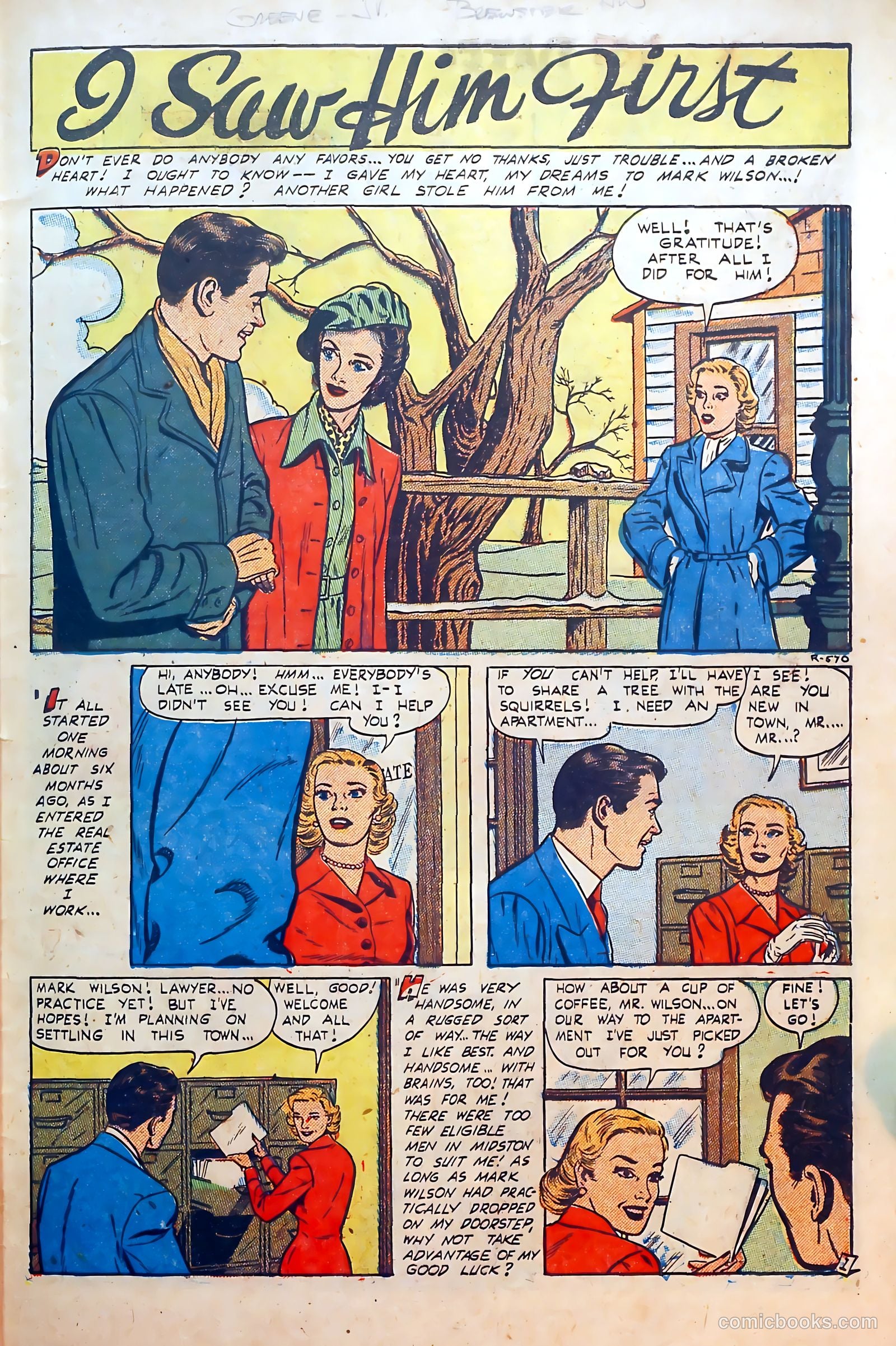 Thrilling Romances #19 (1952) — page 31 of 36