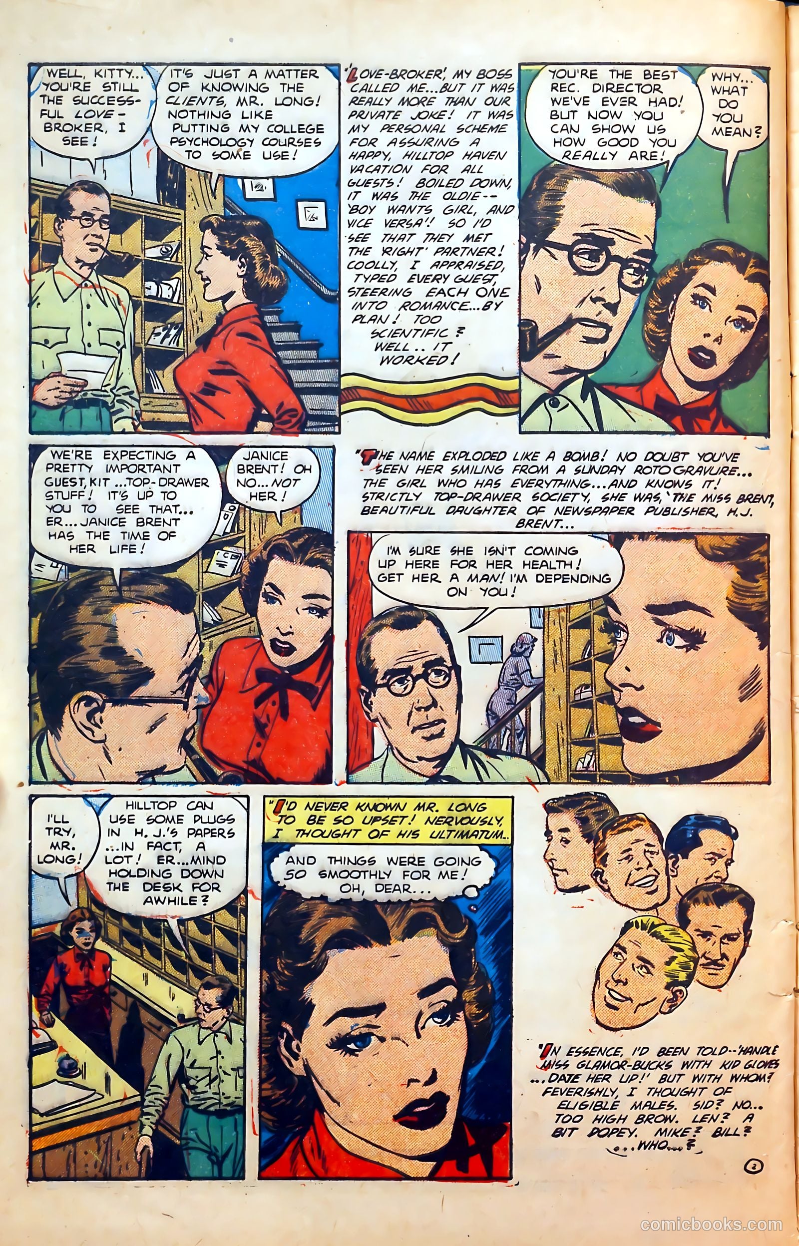 Thrilling Romances #20 (1952) — page 4 of 36