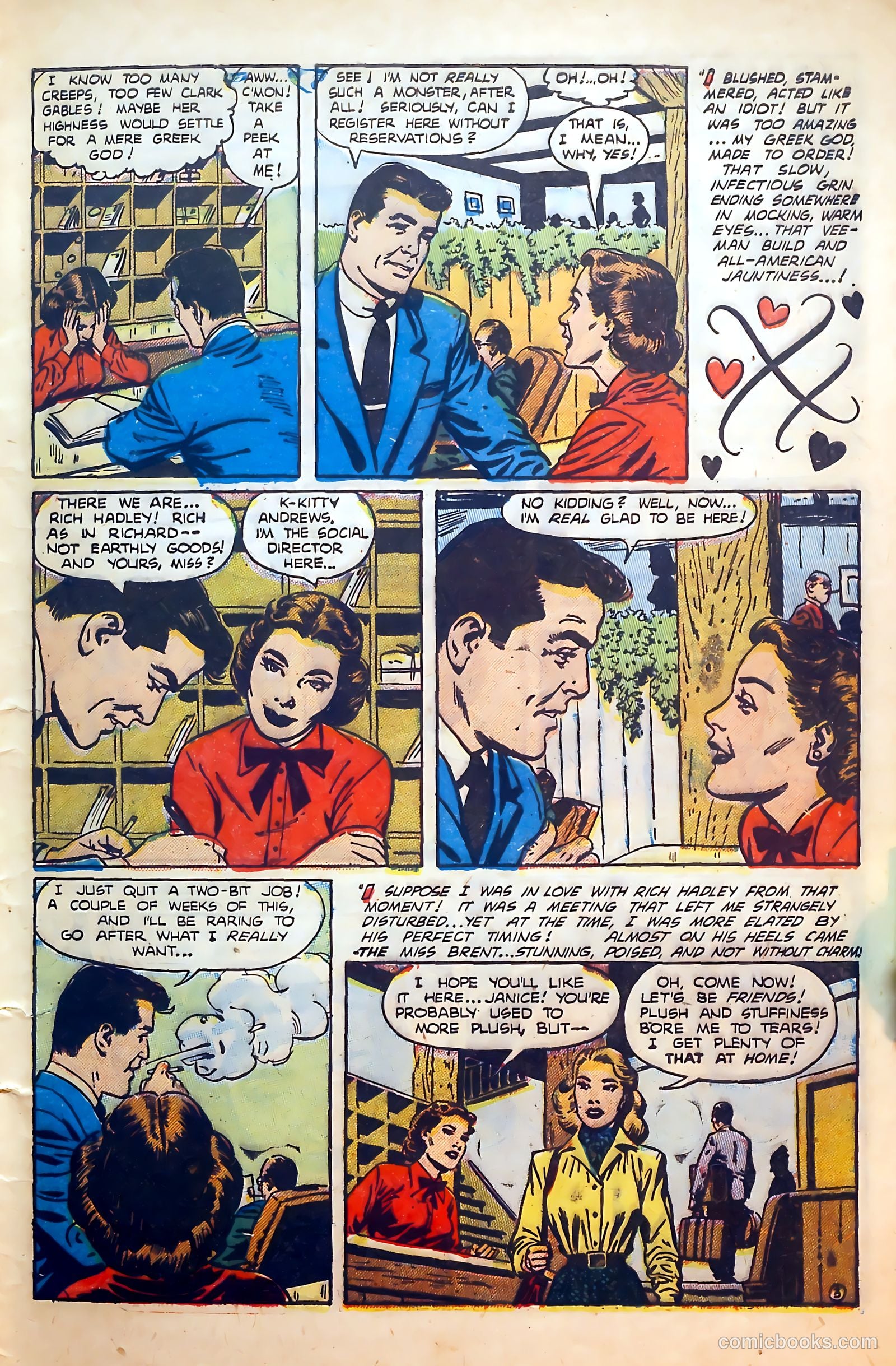 Thrilling Romances #20 (1952) — page 5 of 36